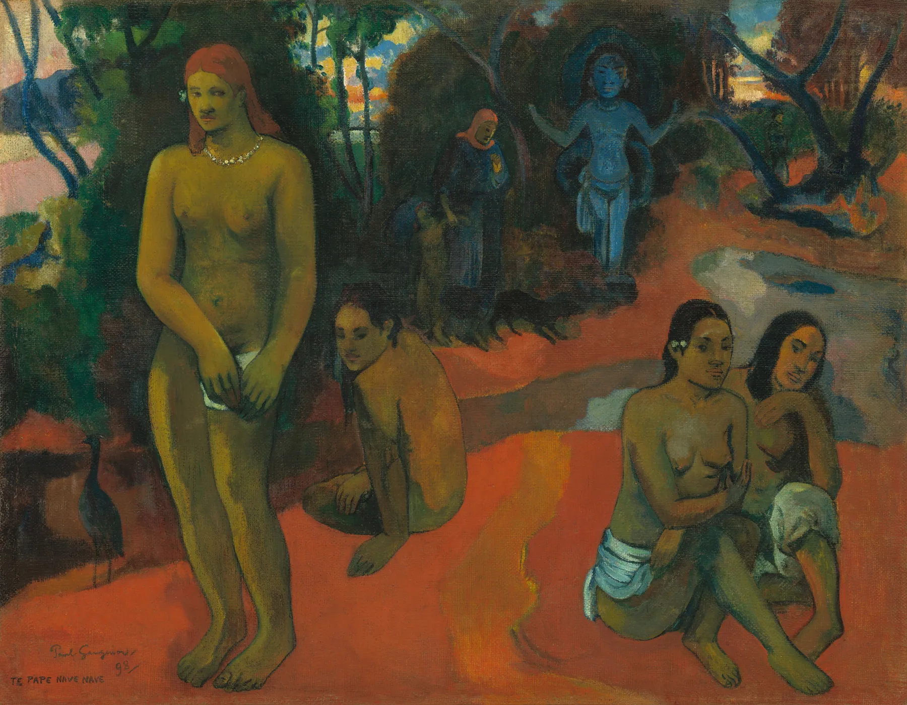 Te Pape Nave Nave (Aguas deliciosas), de Paul Gauguin