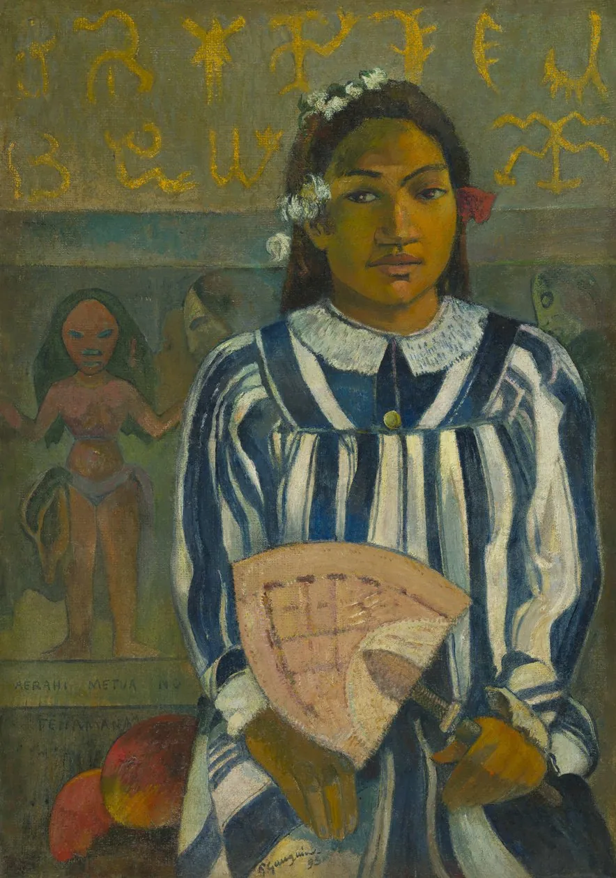 Tehamana tiene muchos ancestros, de Paul Gauguin
