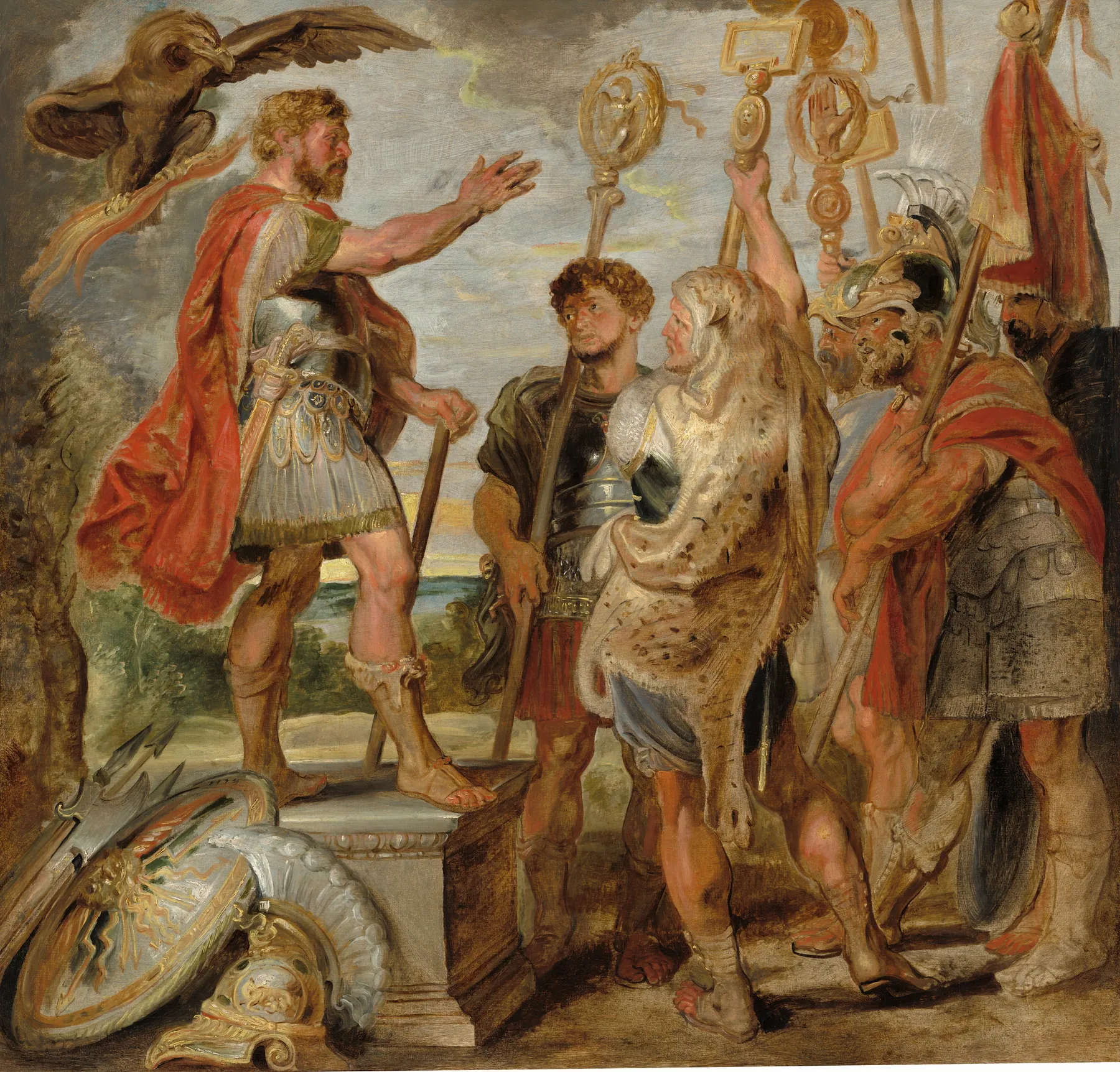 Decio Mus arengando a las legiones, de Peter Paul Rubens