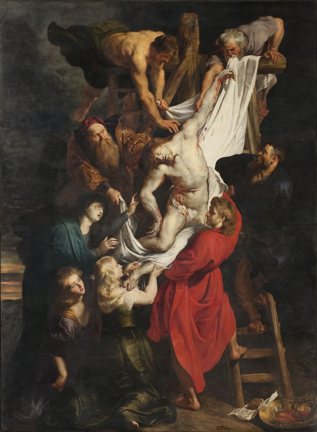 El descendimiento de la cruz, de Peter Paul Rubens