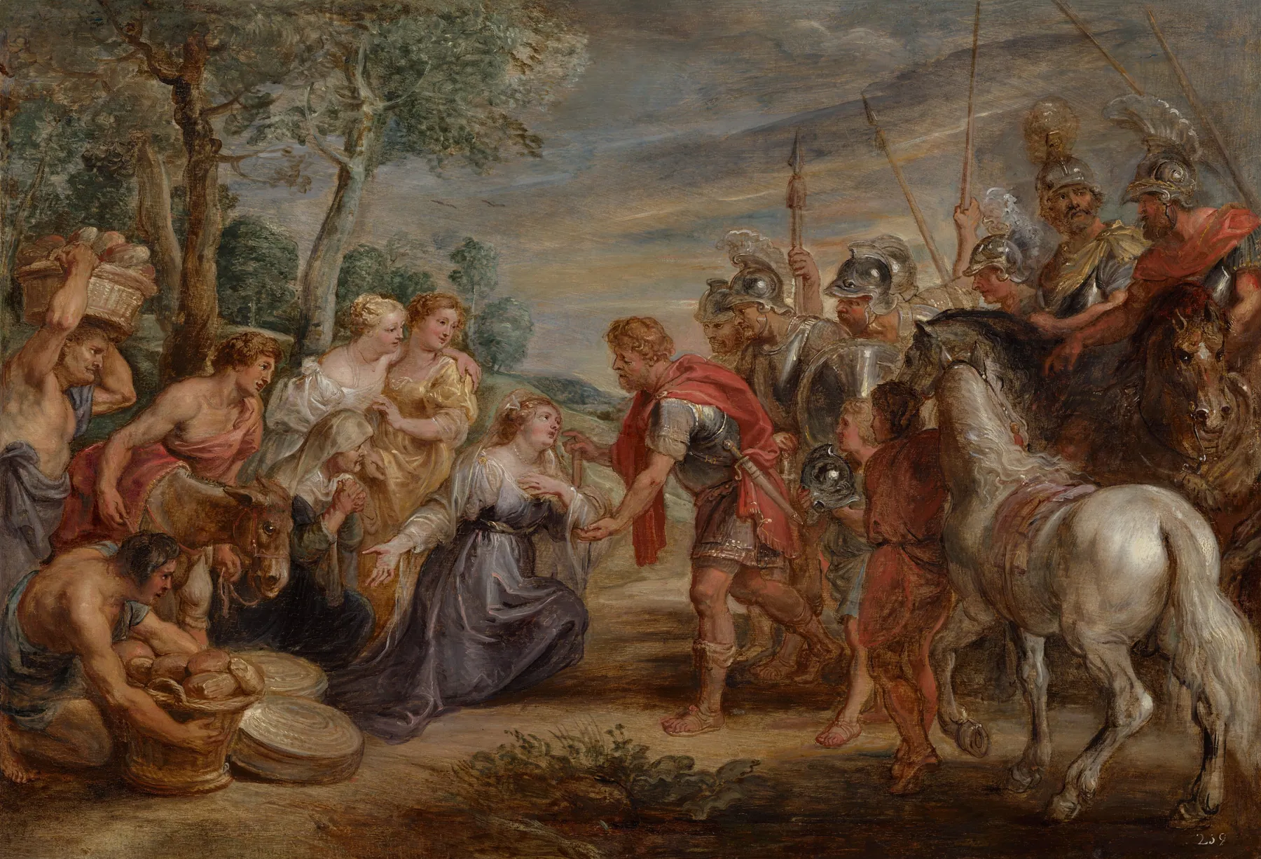 El encuentro de David y Abigail, de Peter Paul Rubens