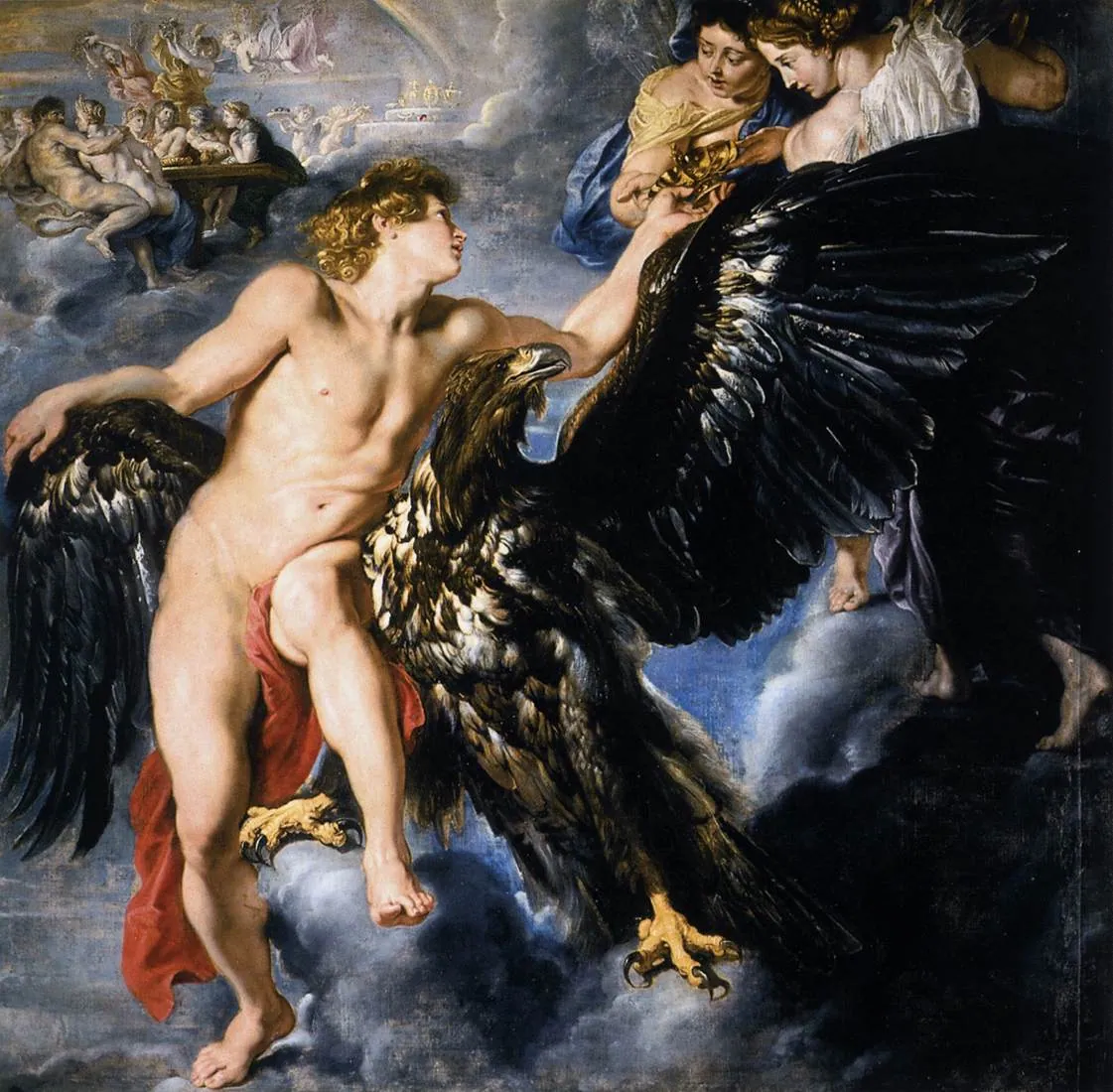 El rapto de Ganímedes, de Peter Paul Rubens