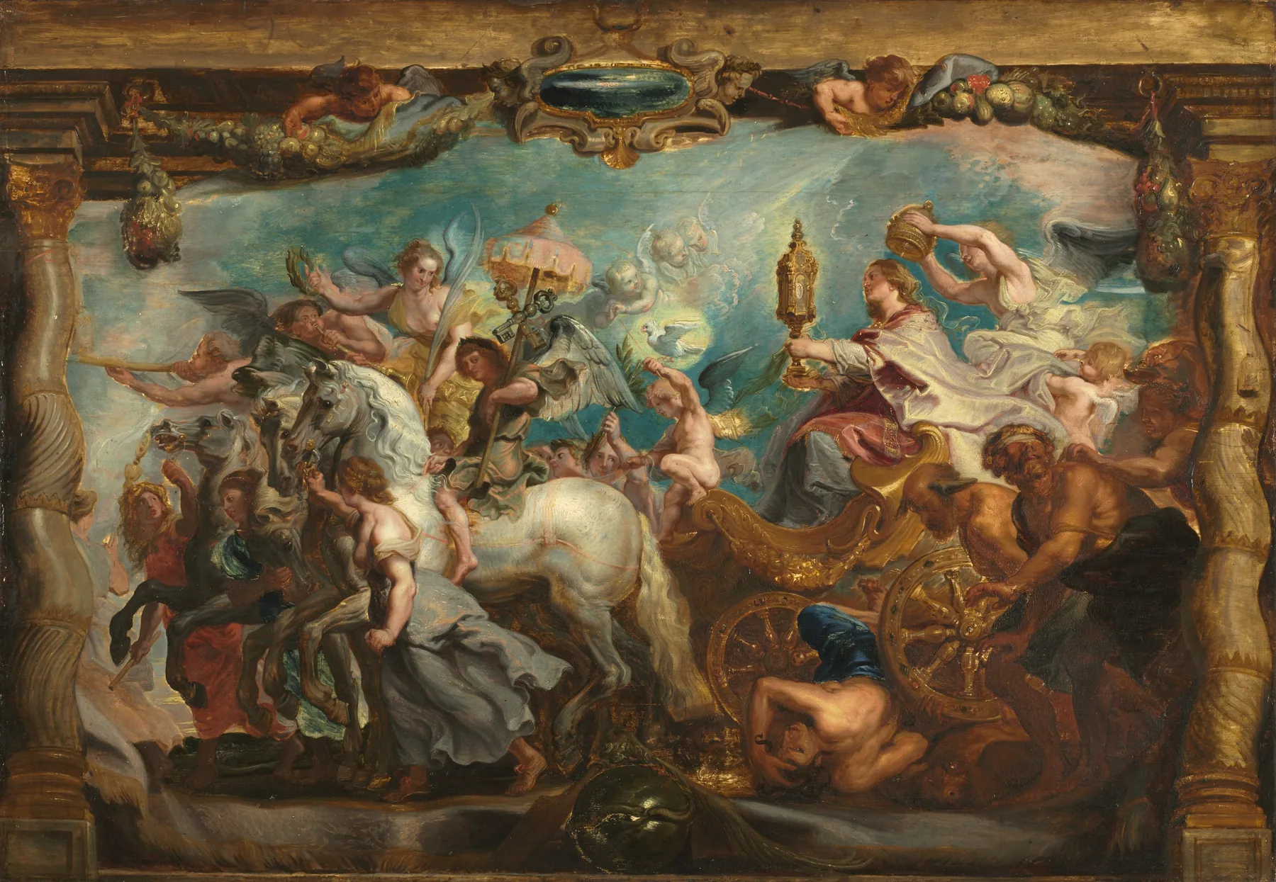 El triunfo de la Iglesia, de Peter Paul Rubens