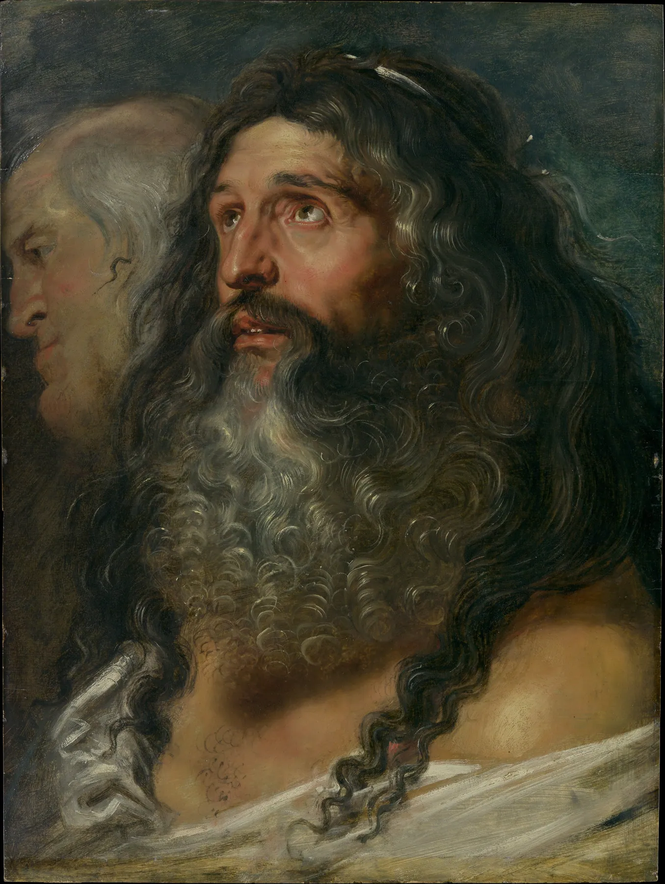 Estudio de dos cabezas, de Peter Paul Rubens