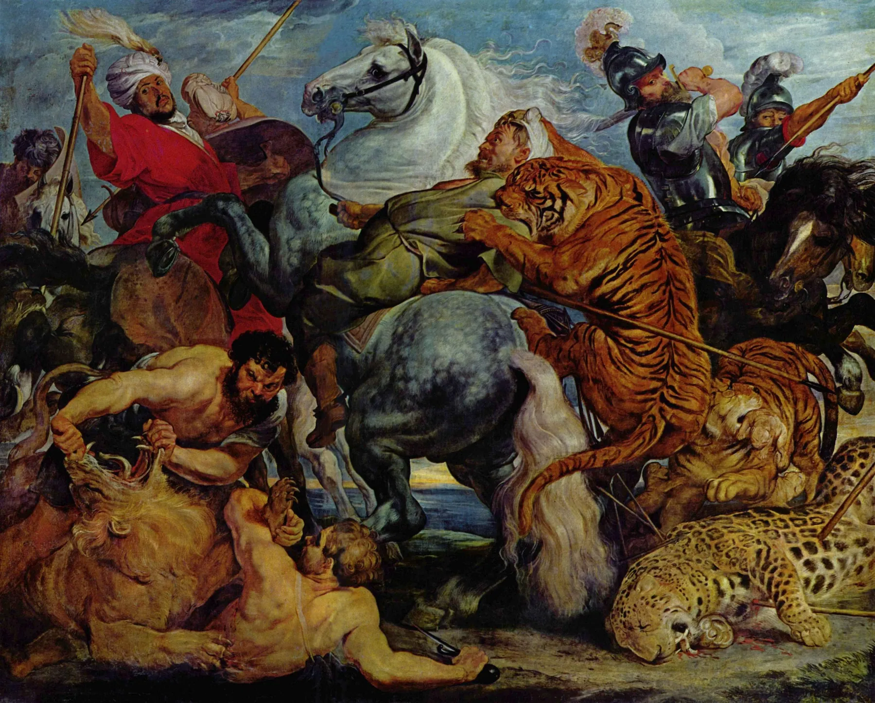 La caza del tigre, de Peter Paul Rubens