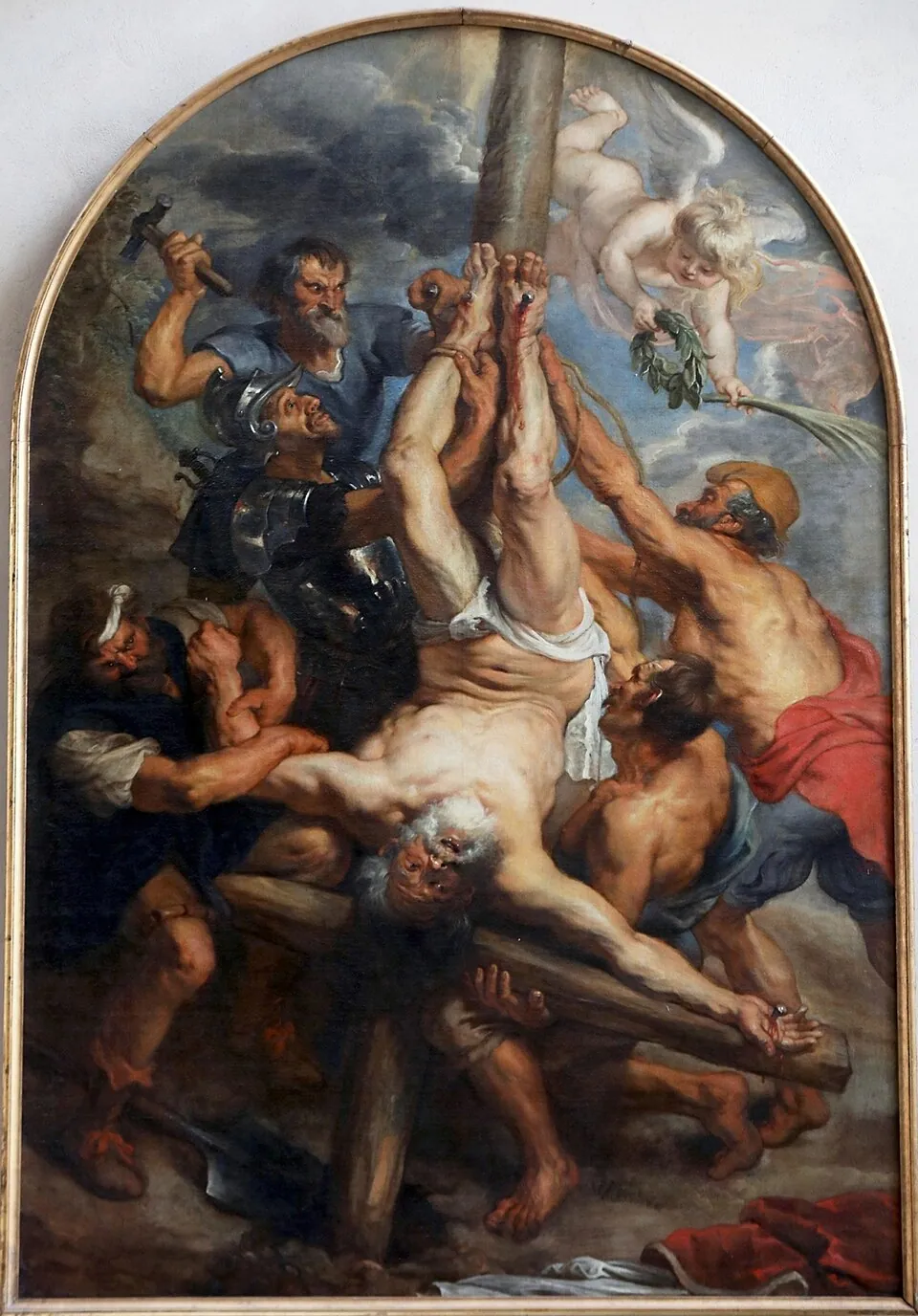 La crucifixión de San Pedro, de Peter Paul Rubens