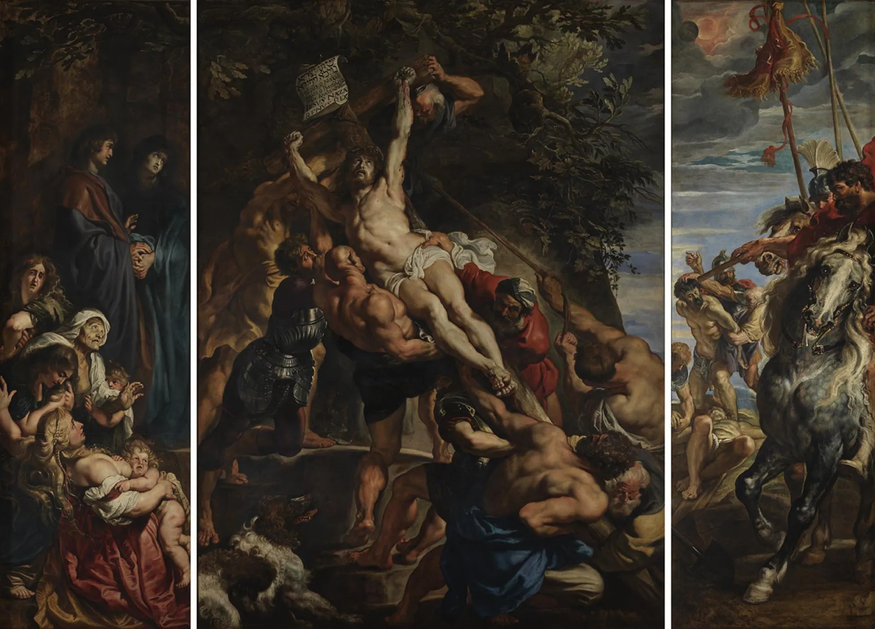 La elevación de la cruz, de Peter Paul Rubens