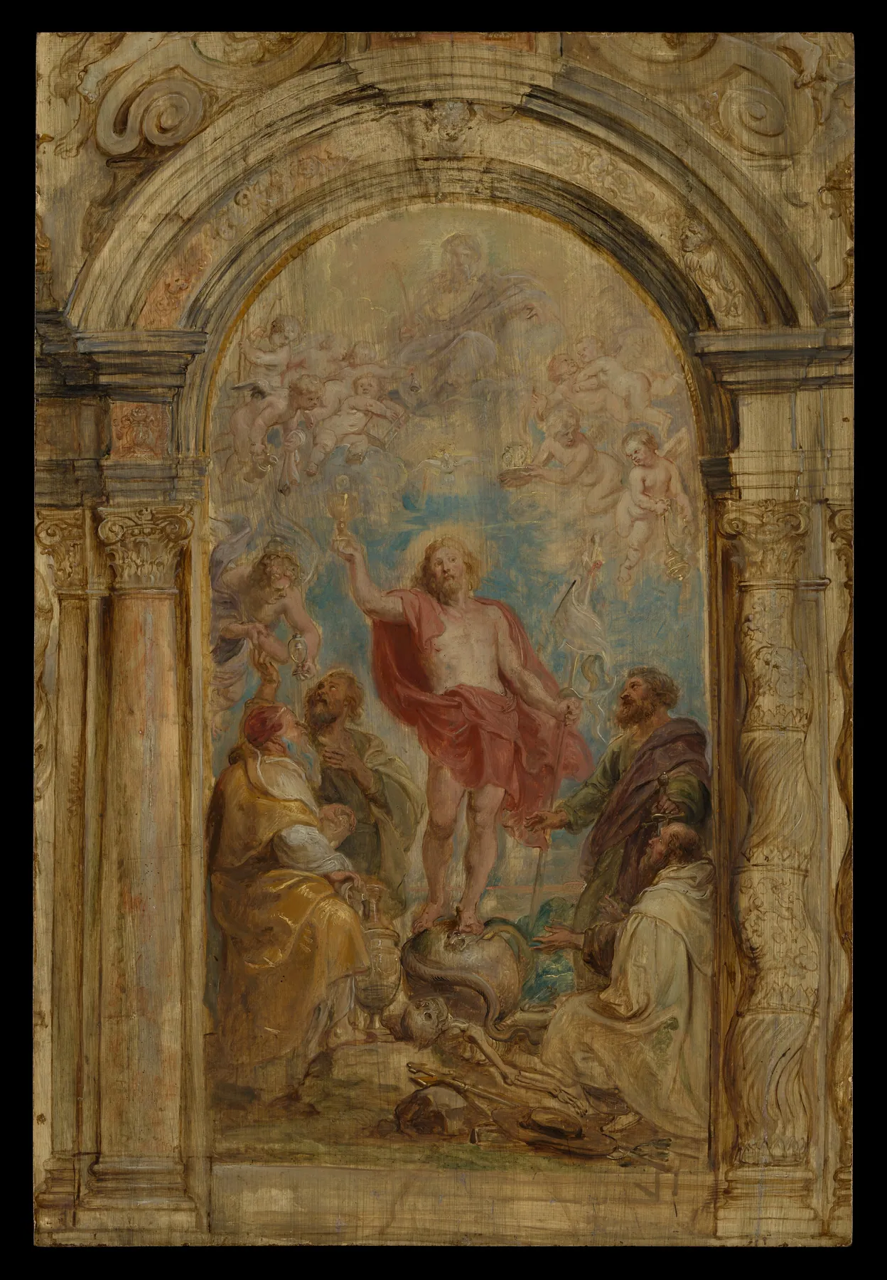 La glorificación de la Eucaristía, de Peter Paul Rubens