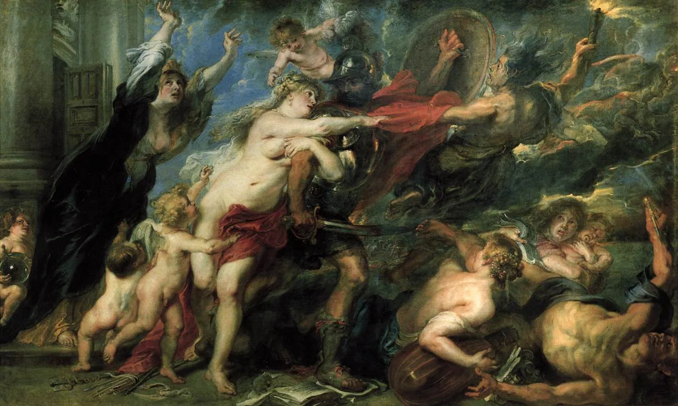 Las consecuencias de la guerra, de Peter Paul Rubens