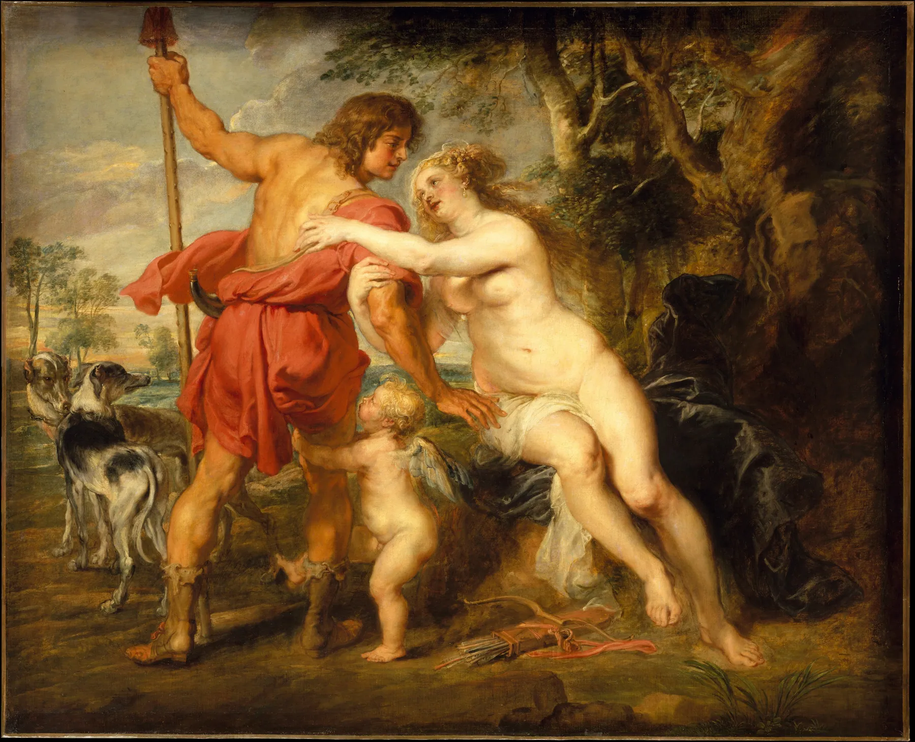 Venus y Adonis, de Peter Paul Rubens