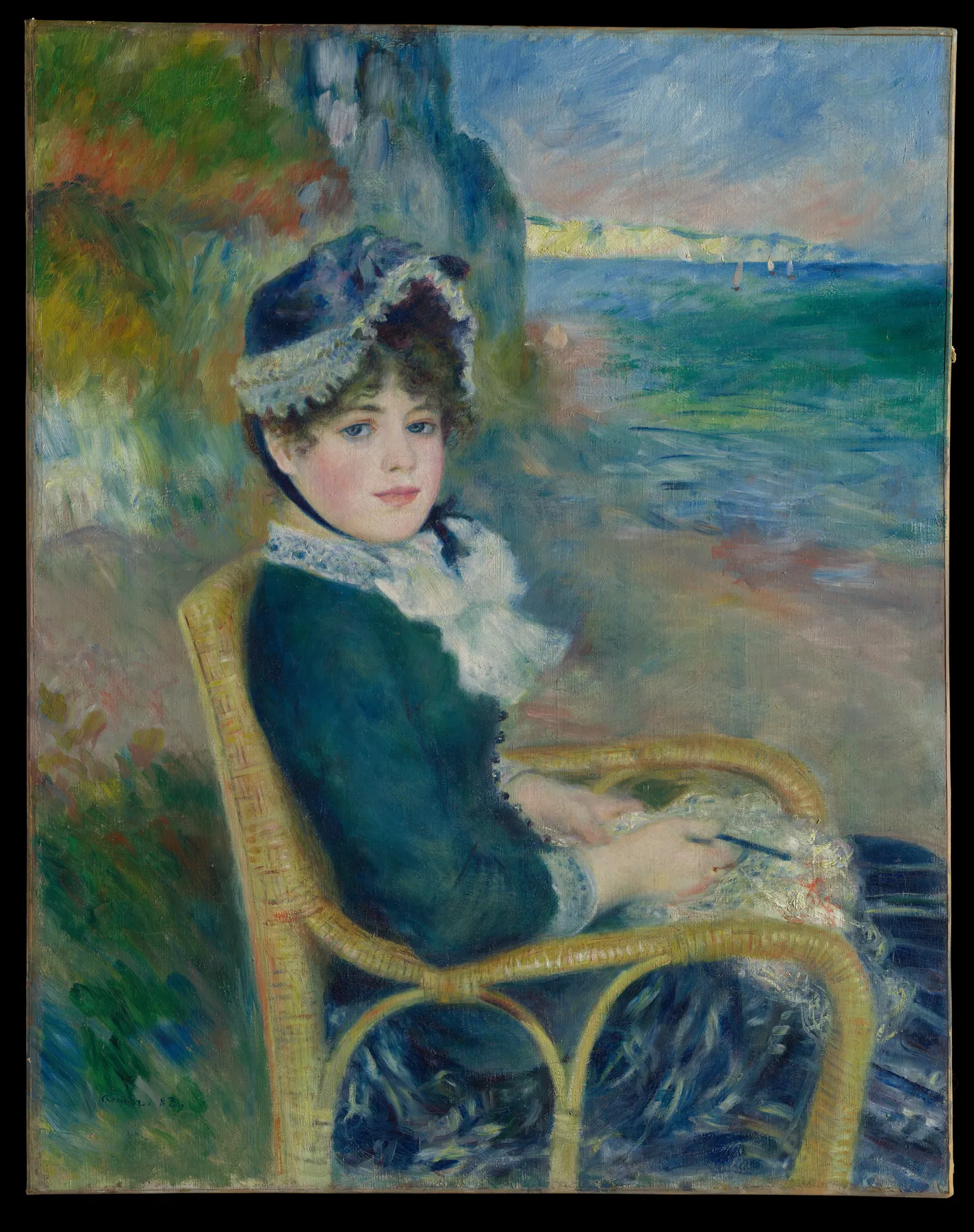 A orillas del mar, de Pierre-Auguste Renoir