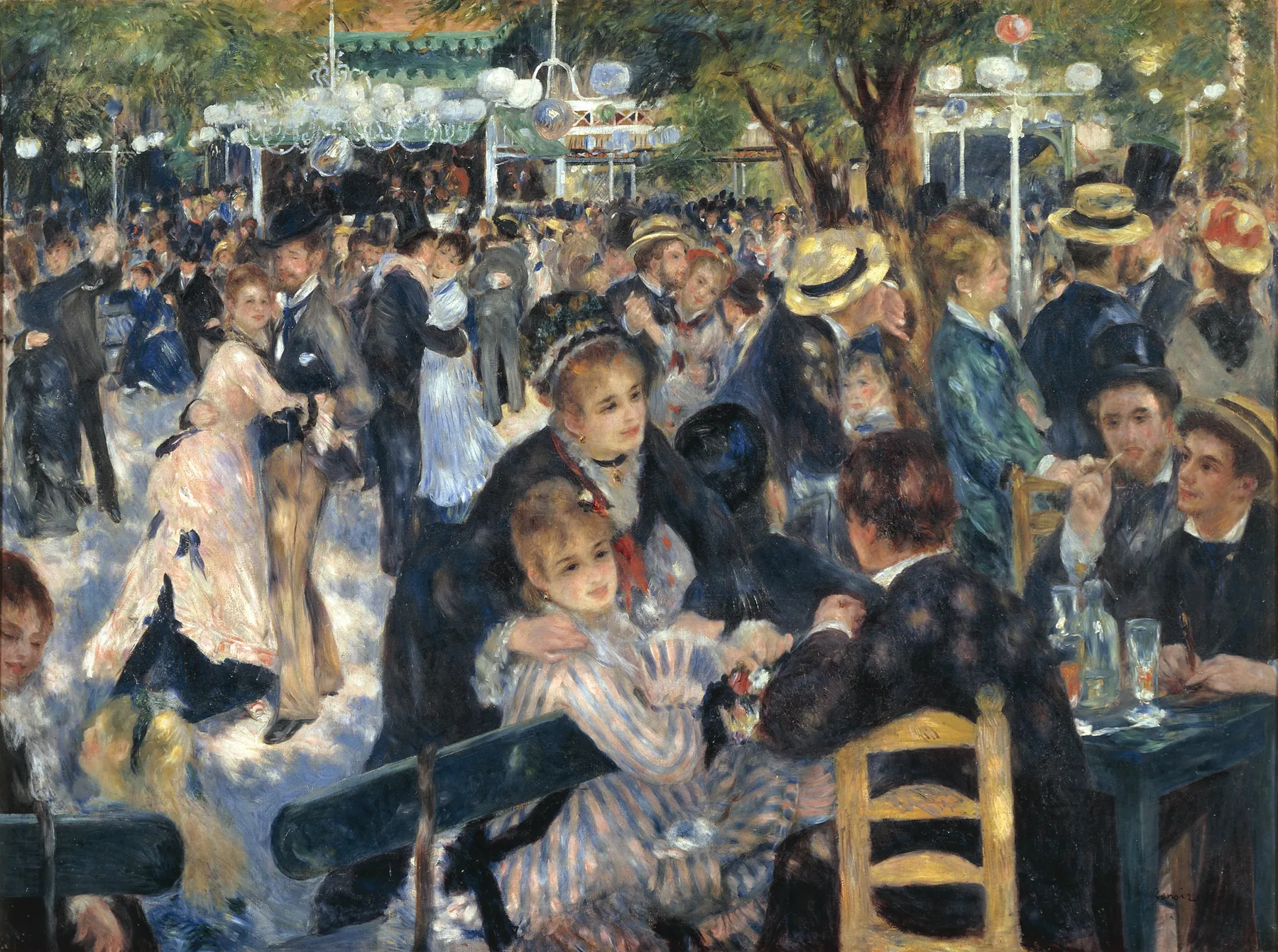Baile en el moulin de la Galette, de Pierre-Auguste Renoir