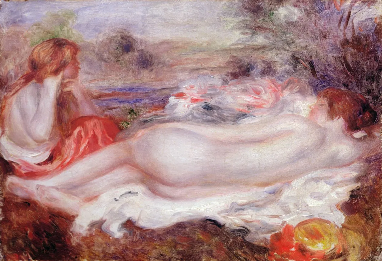 Bañista recostada, de Pierre-Auguste Renoir