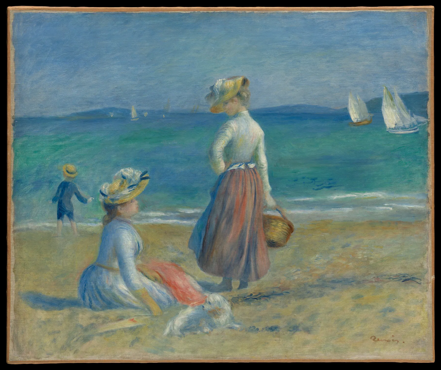 Figuras en la playa, de Pierre-Auguste Renoir