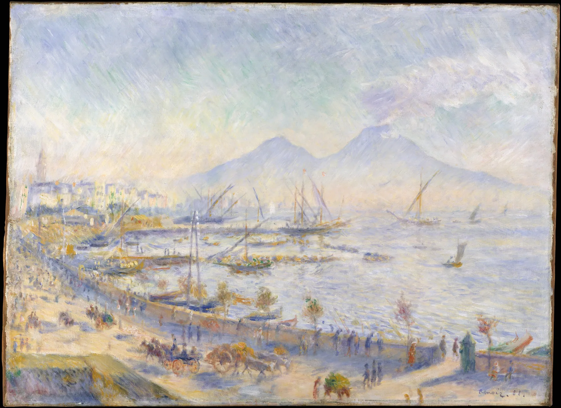 La bahía de Nápoles, de Pierre-Auguste Renoir