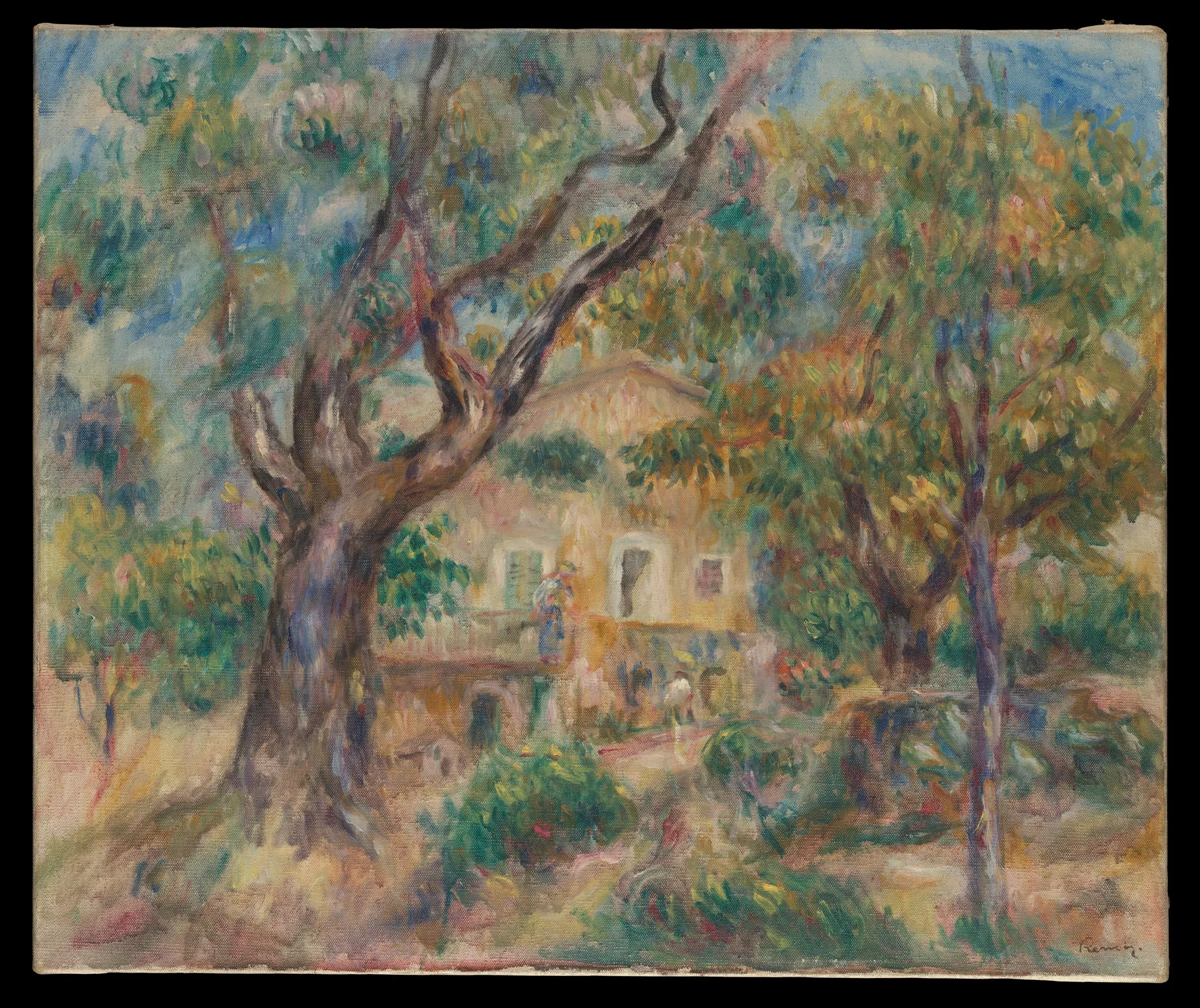 La granja de Les Collettes, Cagnes, de Pierre-Auguste Renoir