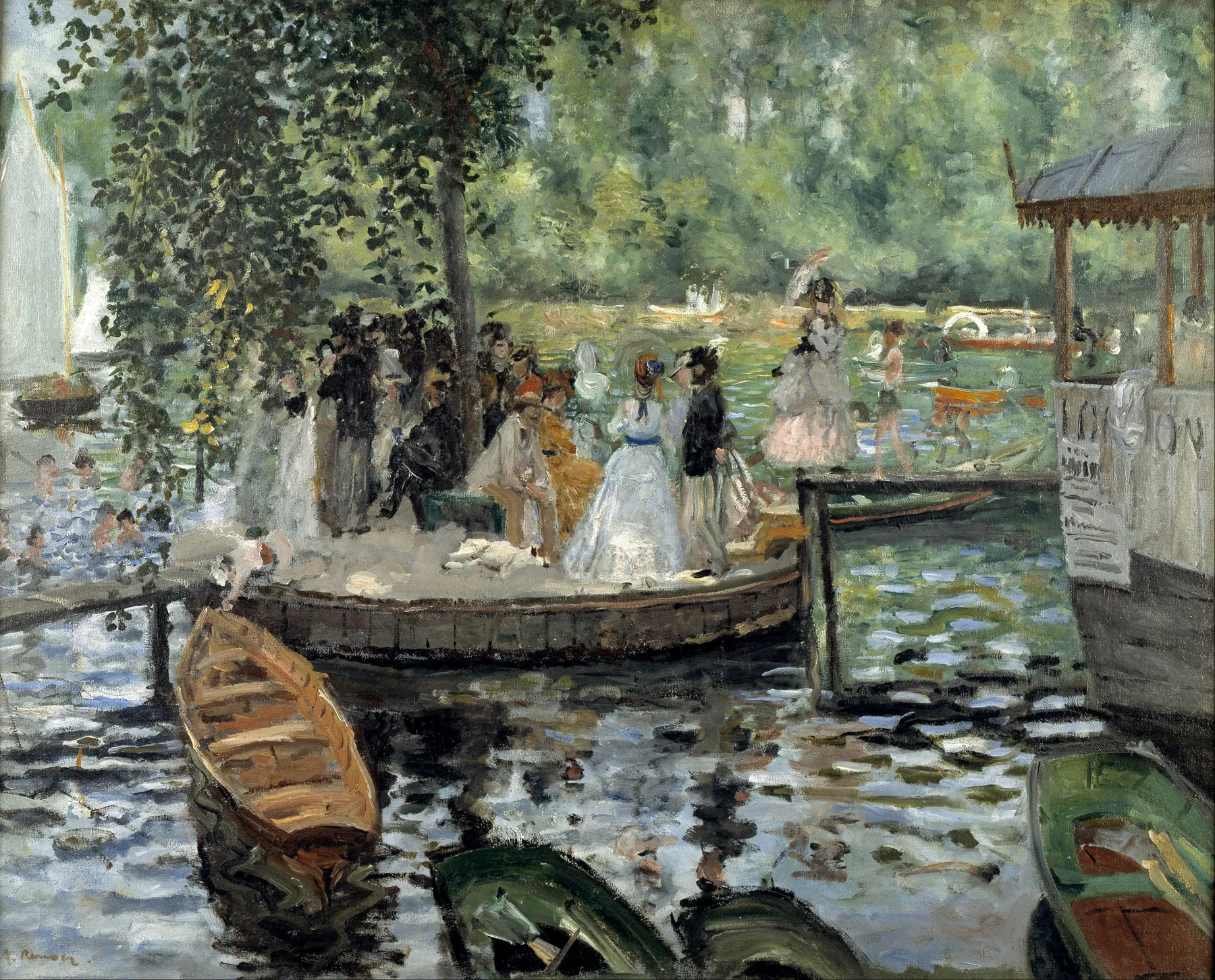 La Grenouillère, de Pierre-Auguste Renoir