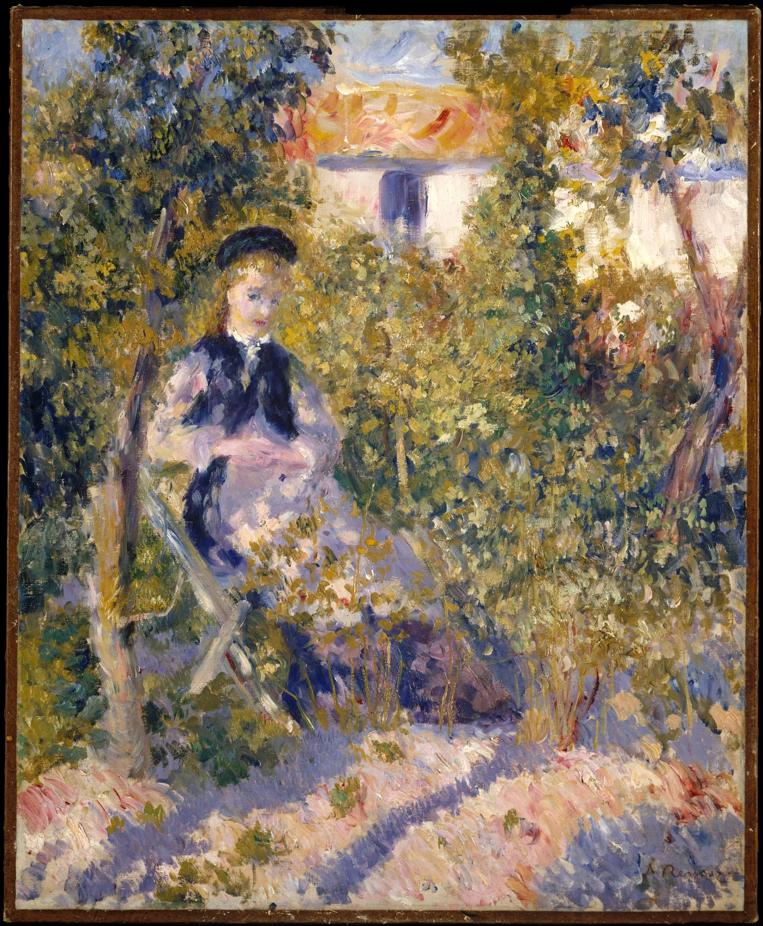 Nini en el jardín (Nini Lopez), de Pierre-Auguste Renoir