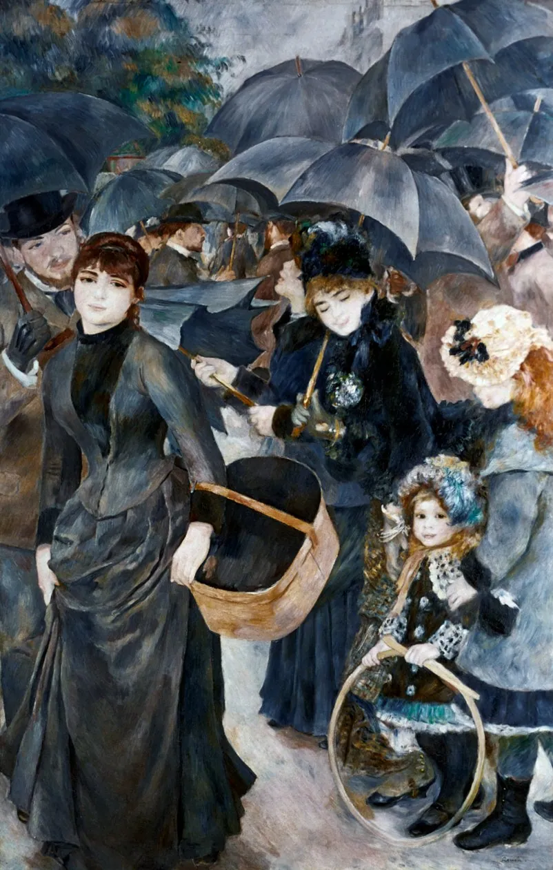 Paraguas, de Pierre-Auguste Renoir