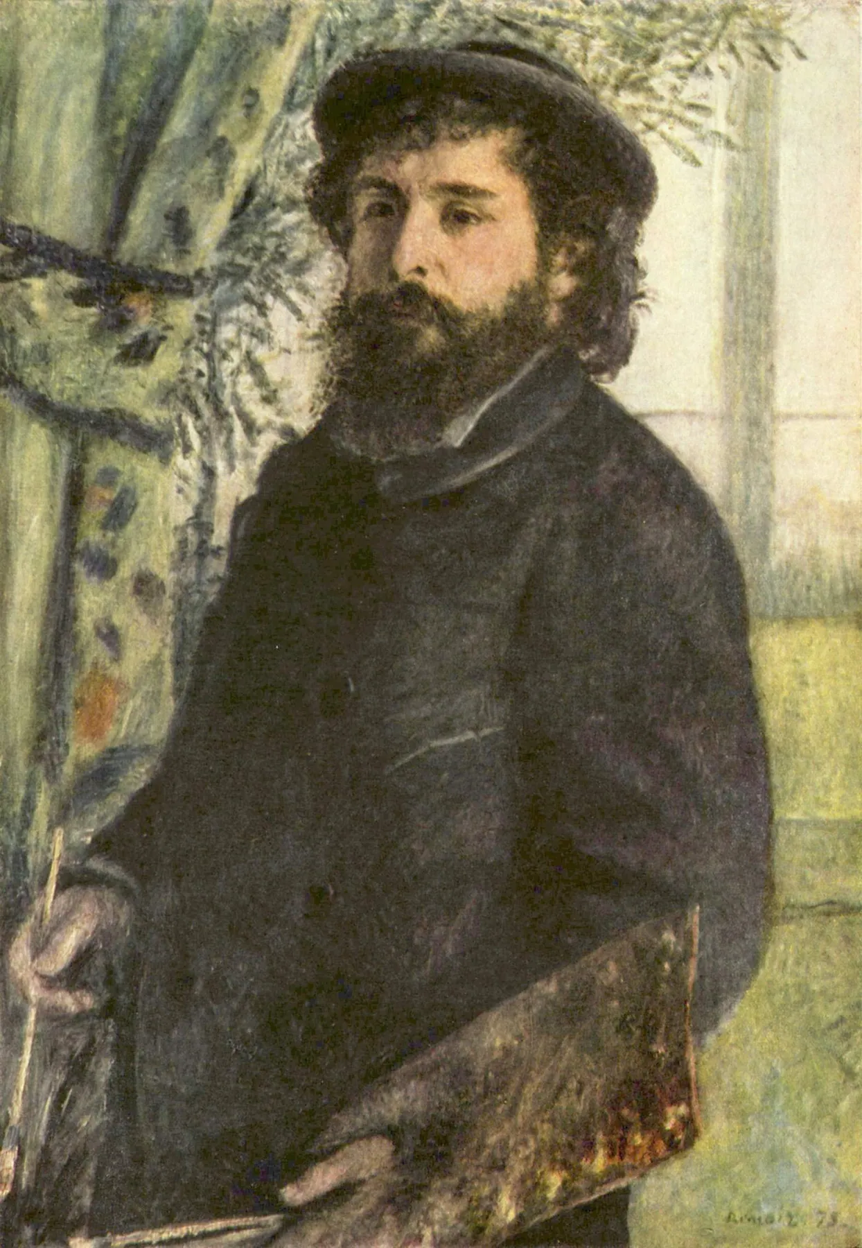 Retrato de Claude Monet, de Pierre-Auguste Renoir