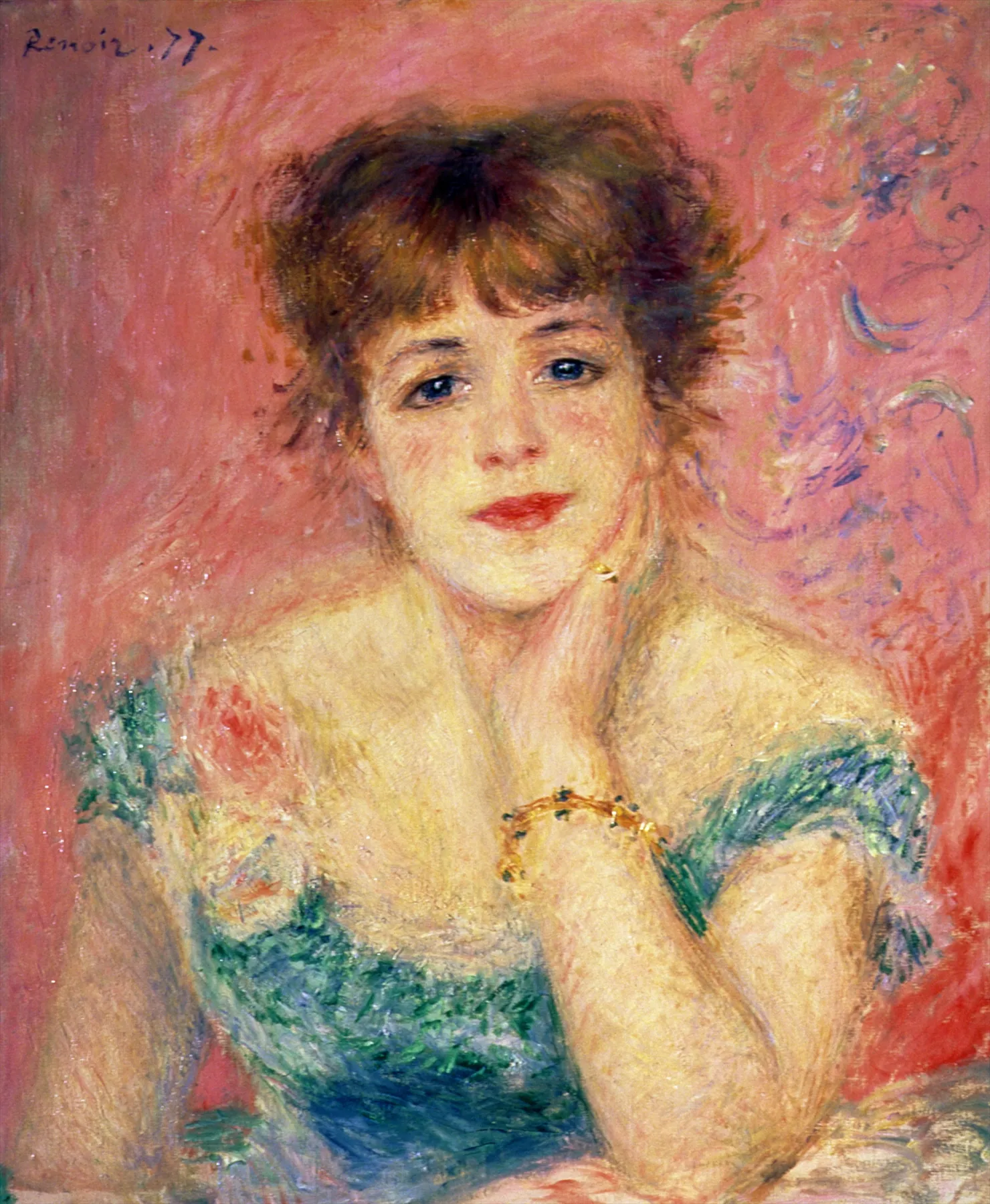 Retrato de Jeanne Samary, de Pierre-Auguste Renoir