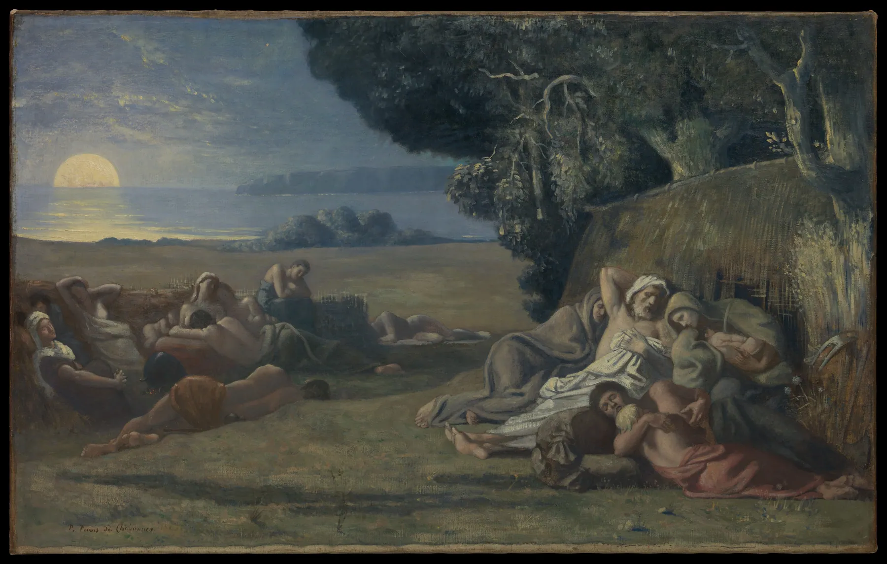 El sueño, de Pierre Puvis de Chavannes