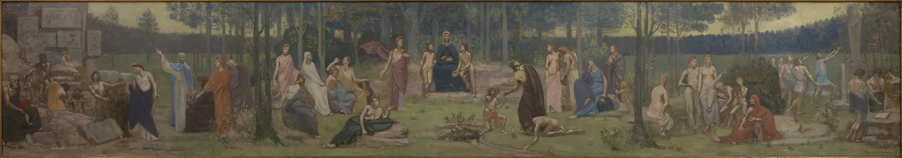 La alegoría de la Sorbona, de Pierre Puvis de Chavannes