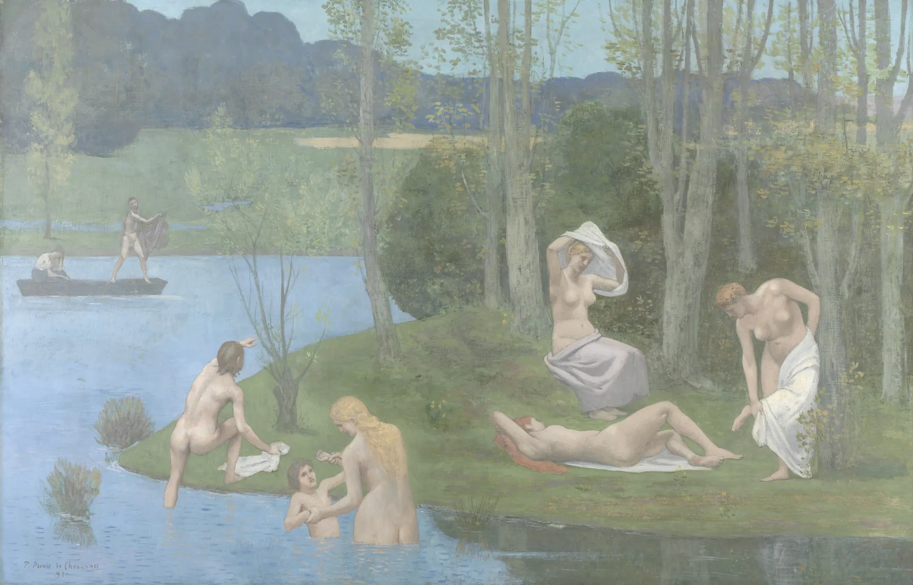 Verano, de Pierre Puvis de Chavannes