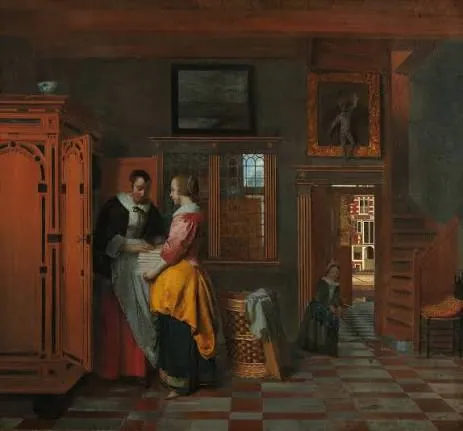 El armario de la ropa blanca, de Pieter de Hooch
