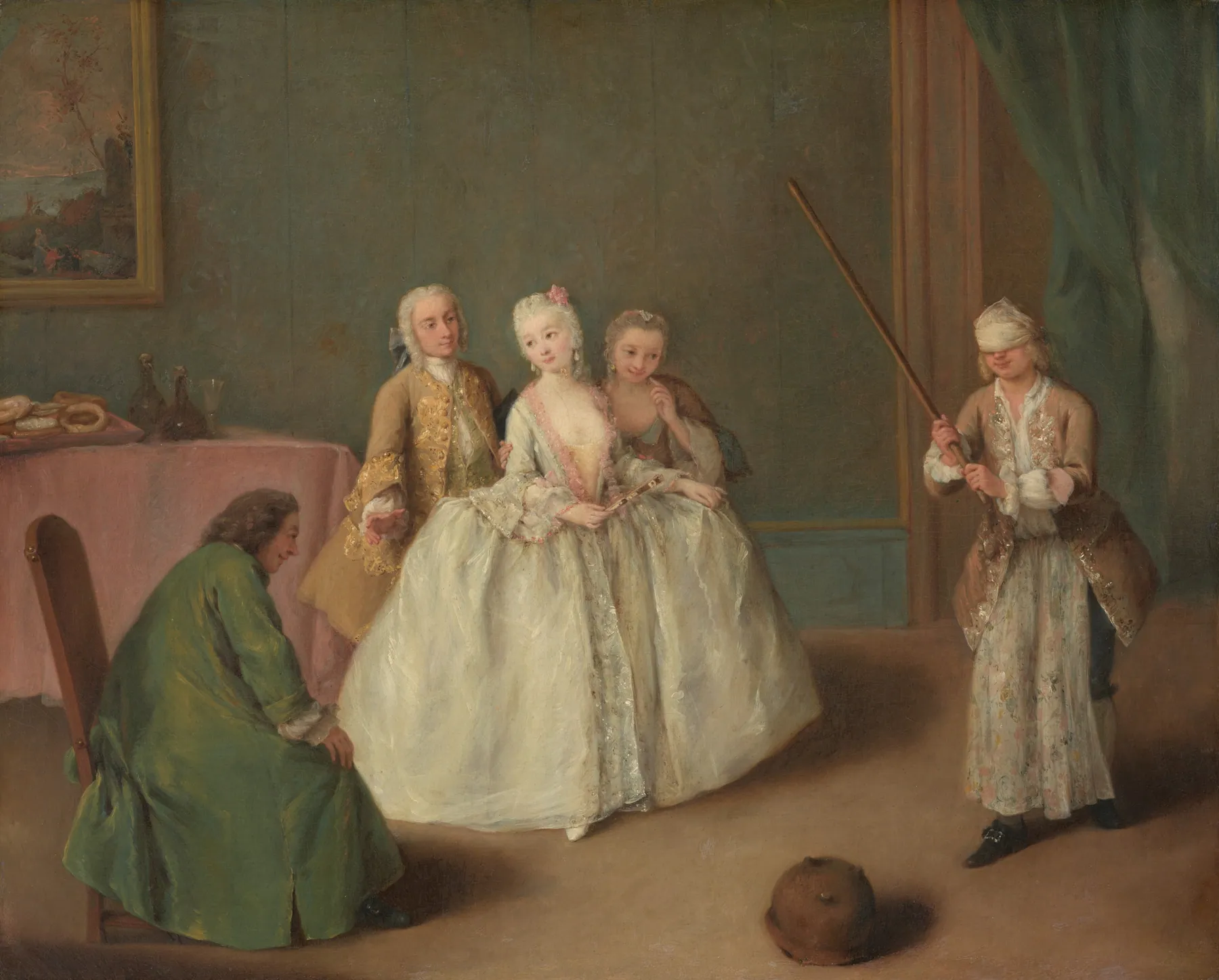 El juego de la olla, de Pietro Longhi