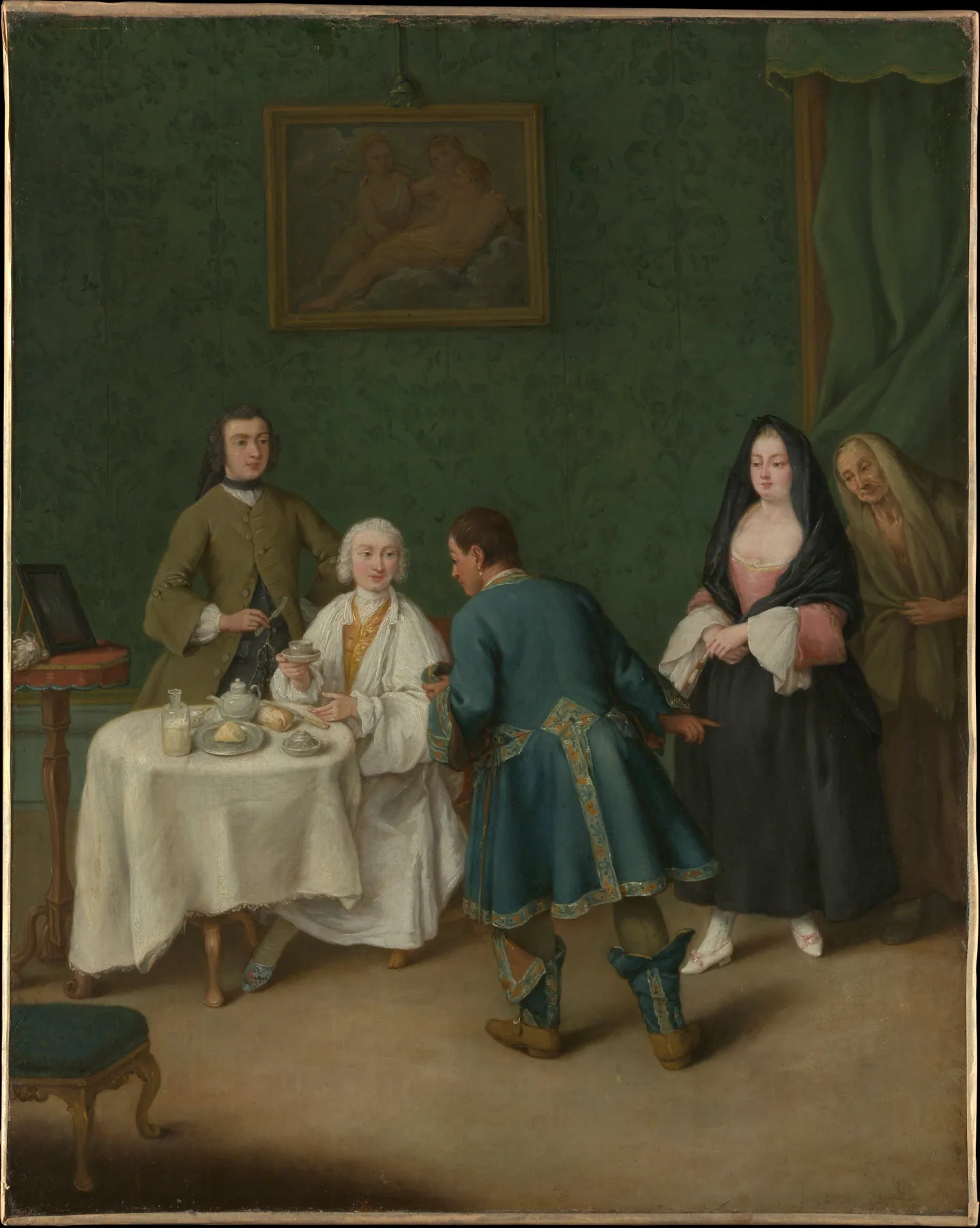 La tentación, de Pietro Longhi