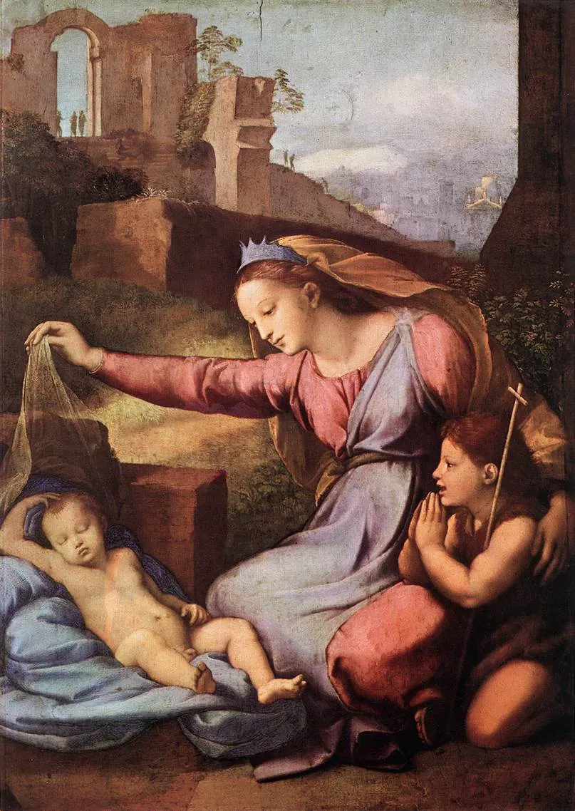 Madonna de la diadema azul, de Rafael Sanzio