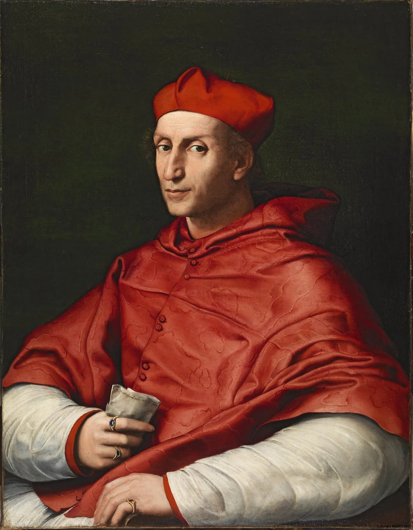Retrato del cardenal Bibbiena, de Rafael Sanzio