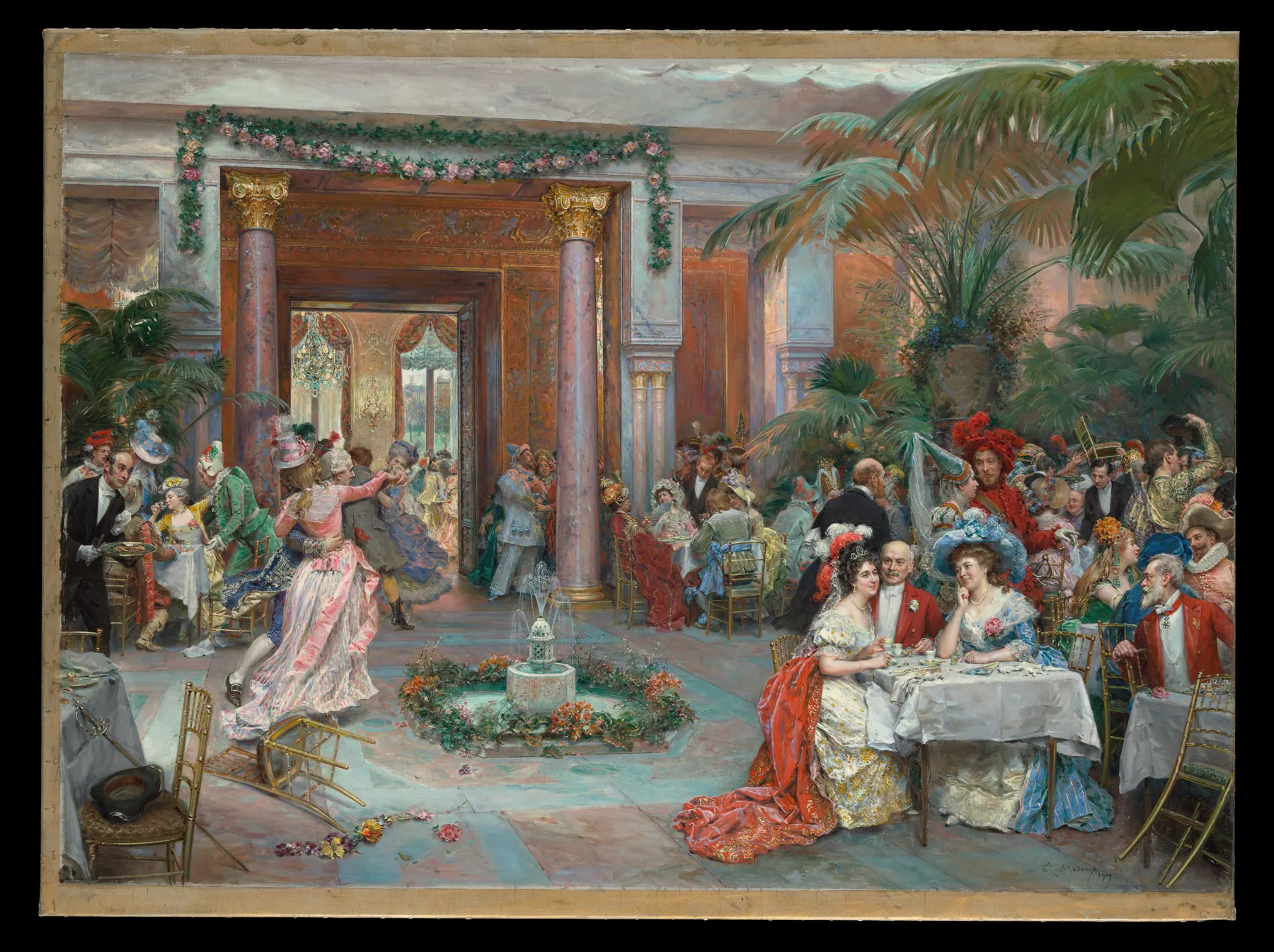 Baile de máscaras, de Raimundo de Madrazo y Garreta