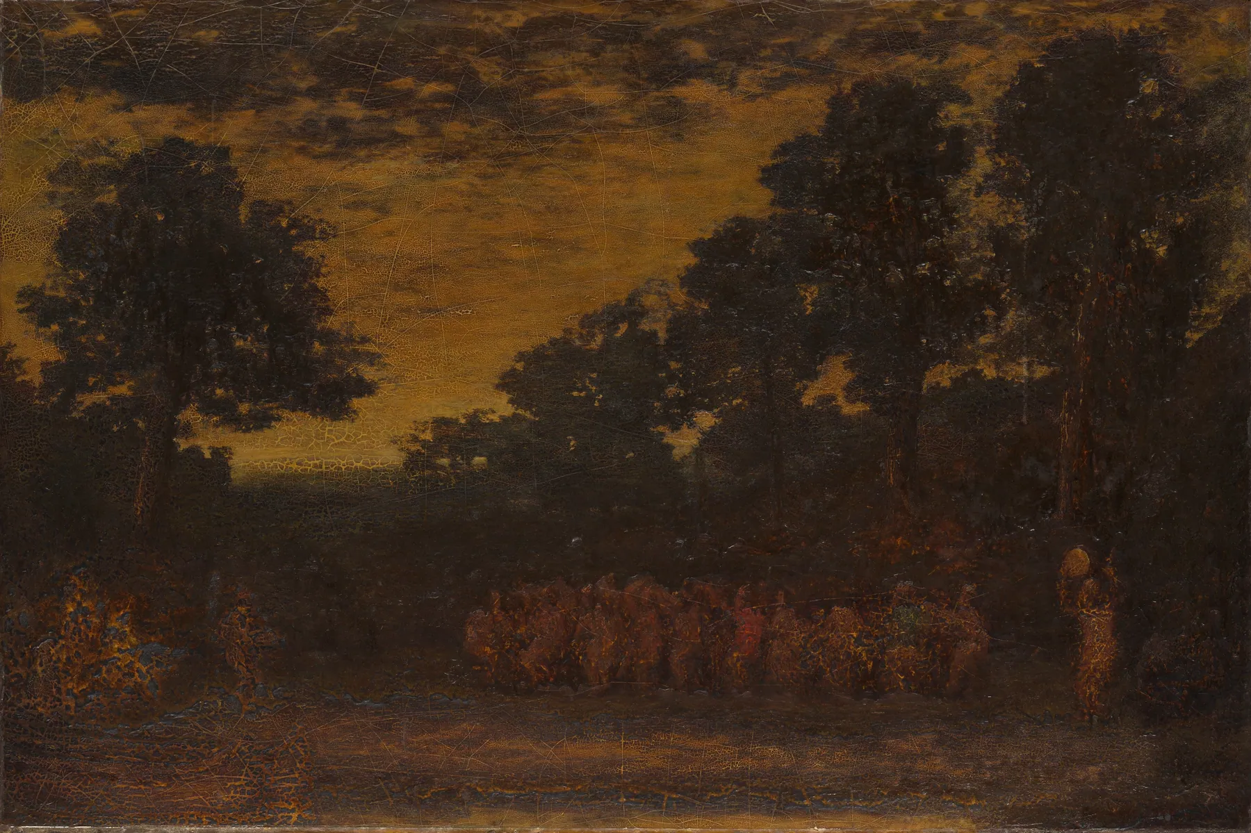 La danza de la pipa, de Ralph Albert Blakelock