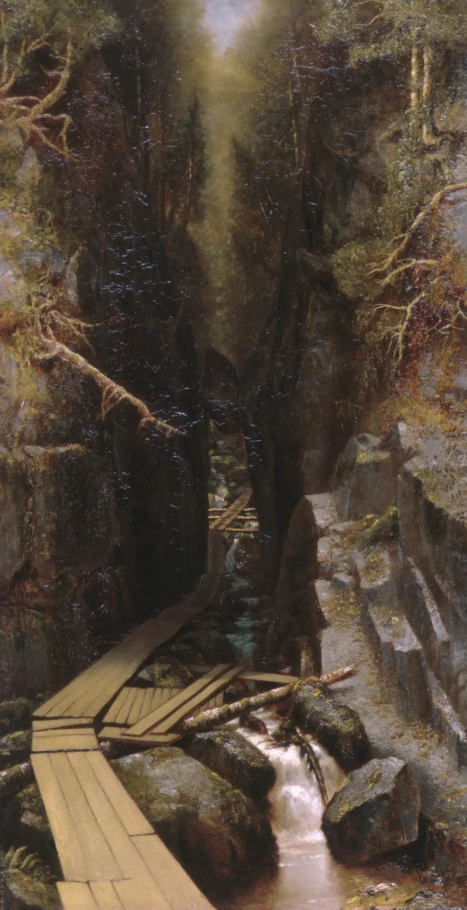 La roca y el canal, de Ralph Albert Blakelock