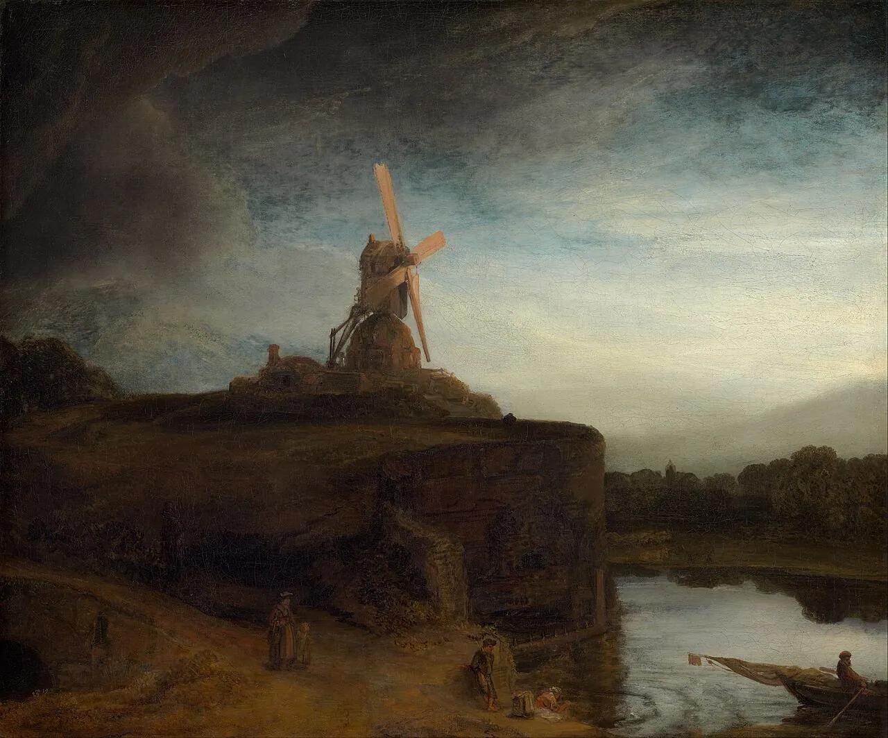 El molino, de Rembrandt van Rijn