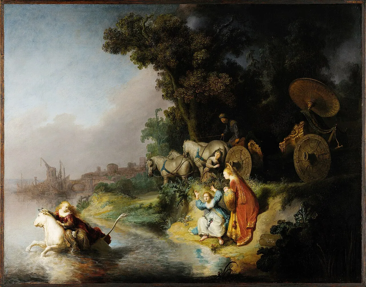 El rapto de Europa, de Rembrandt van Rijn