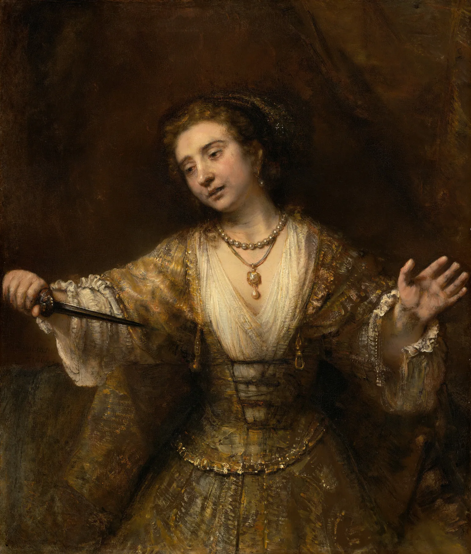 Lucrecia, de Rembrandt van Rijn