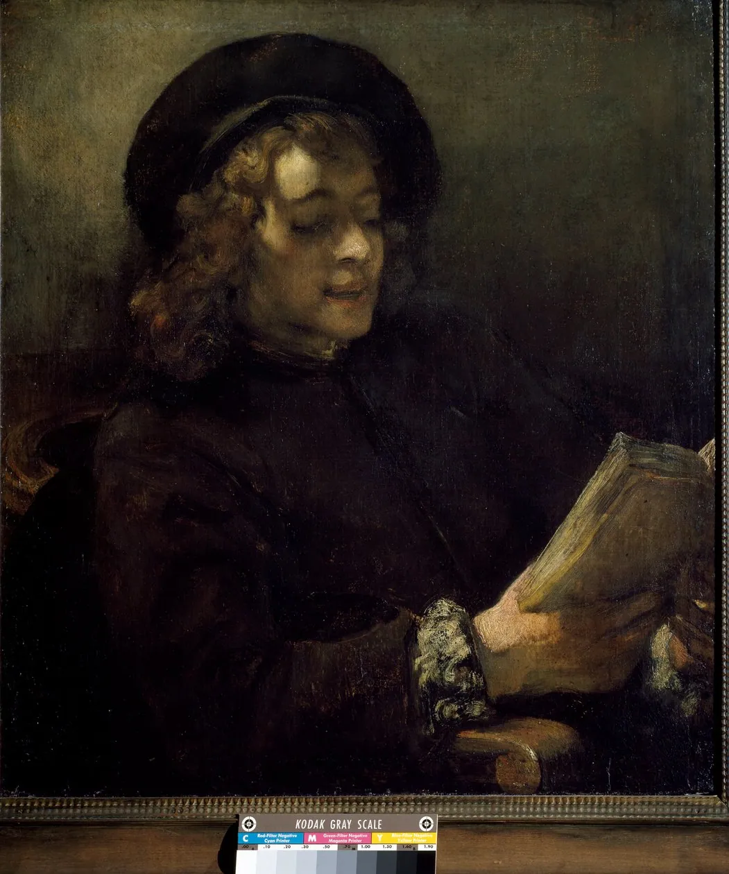 Retrato de Tito leyendo, de Rembrandt van Rijn