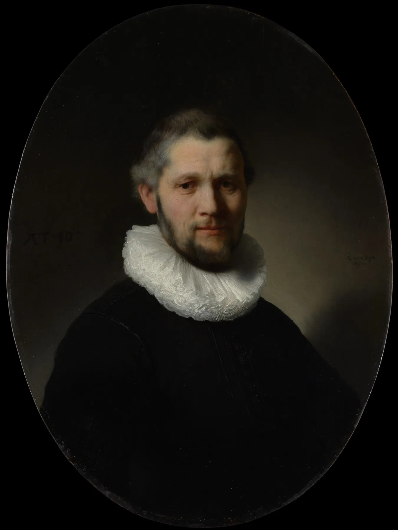 Retrato de un hombre, de Rembrandt van Rijn