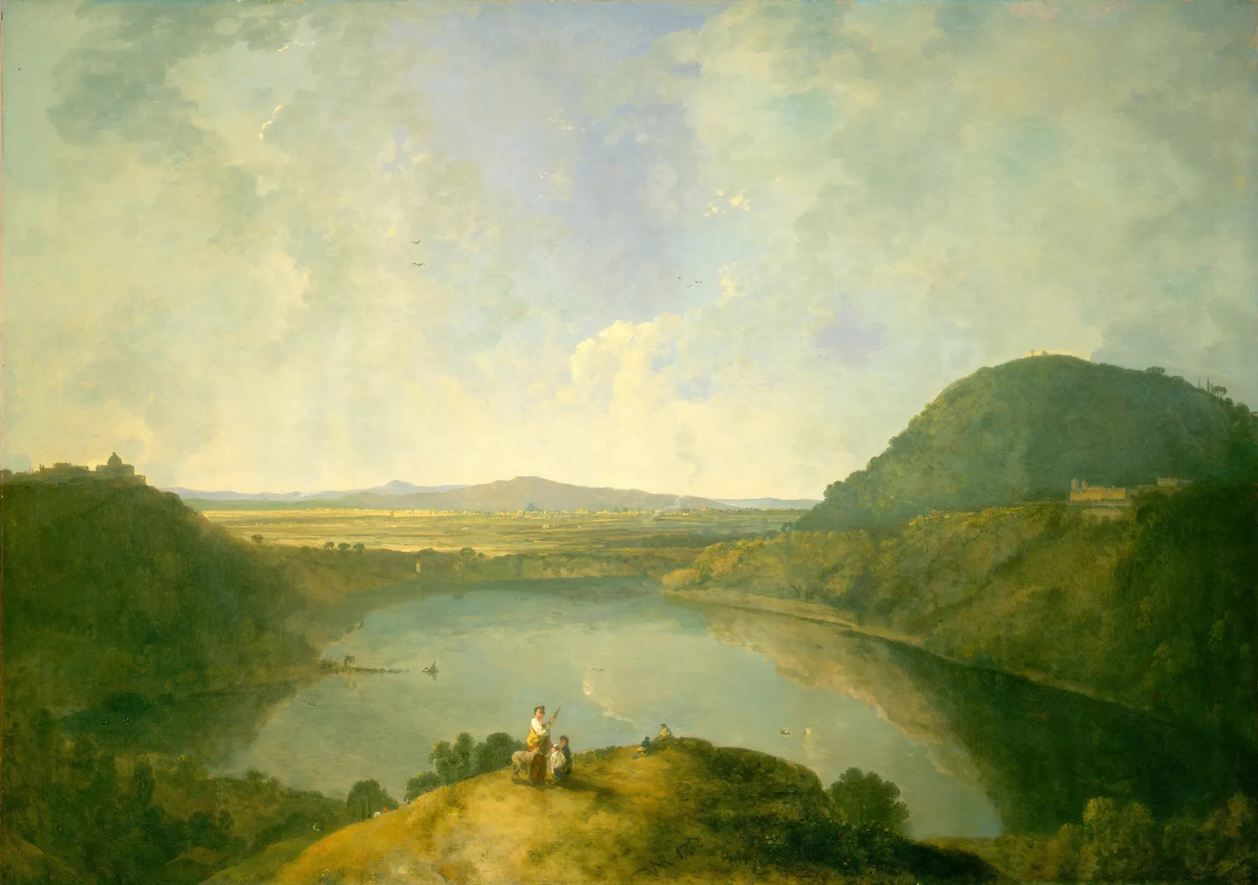 El lago Albano, de Richard Wilson