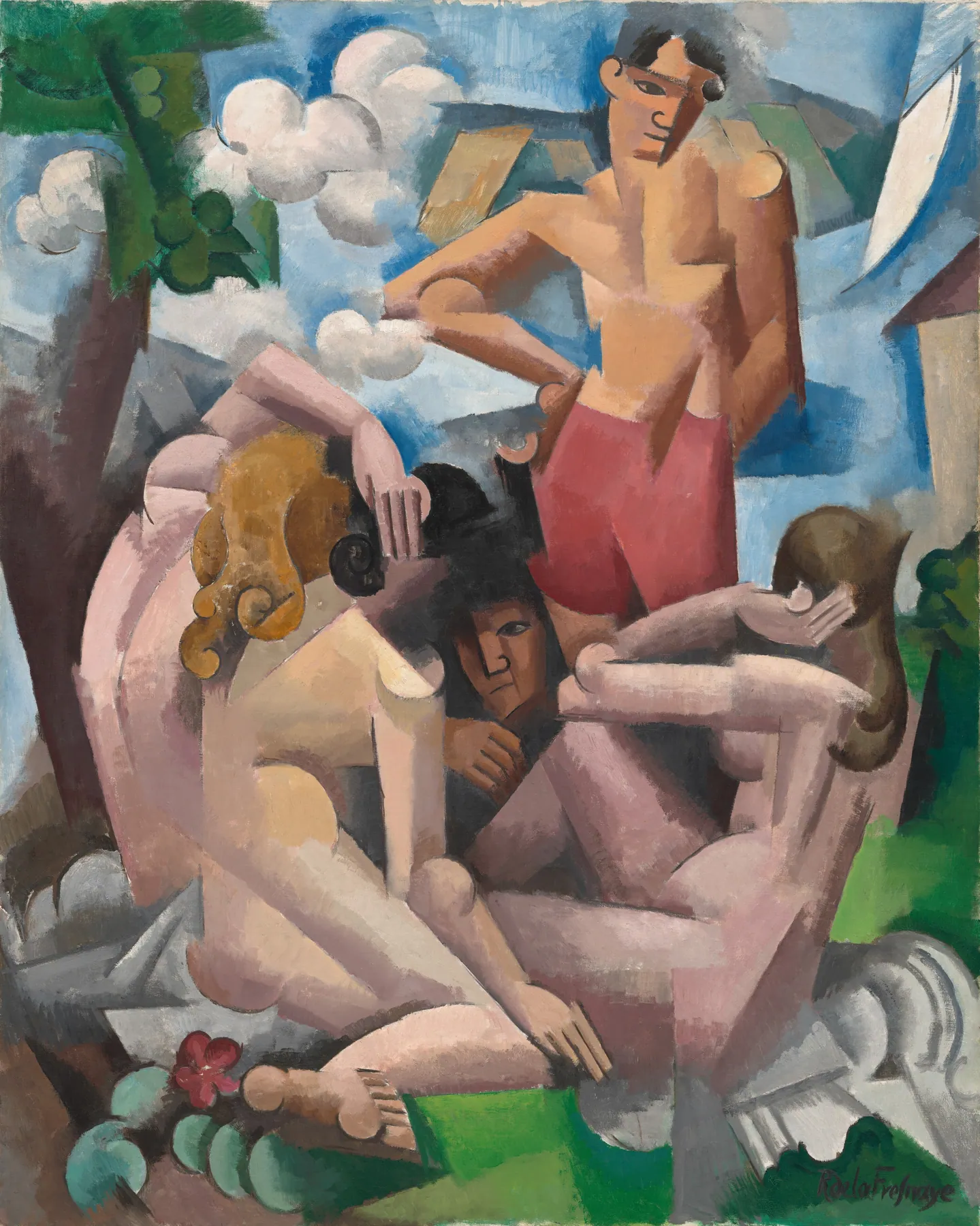 Las bañistas, de Roger de La Fresnaye
