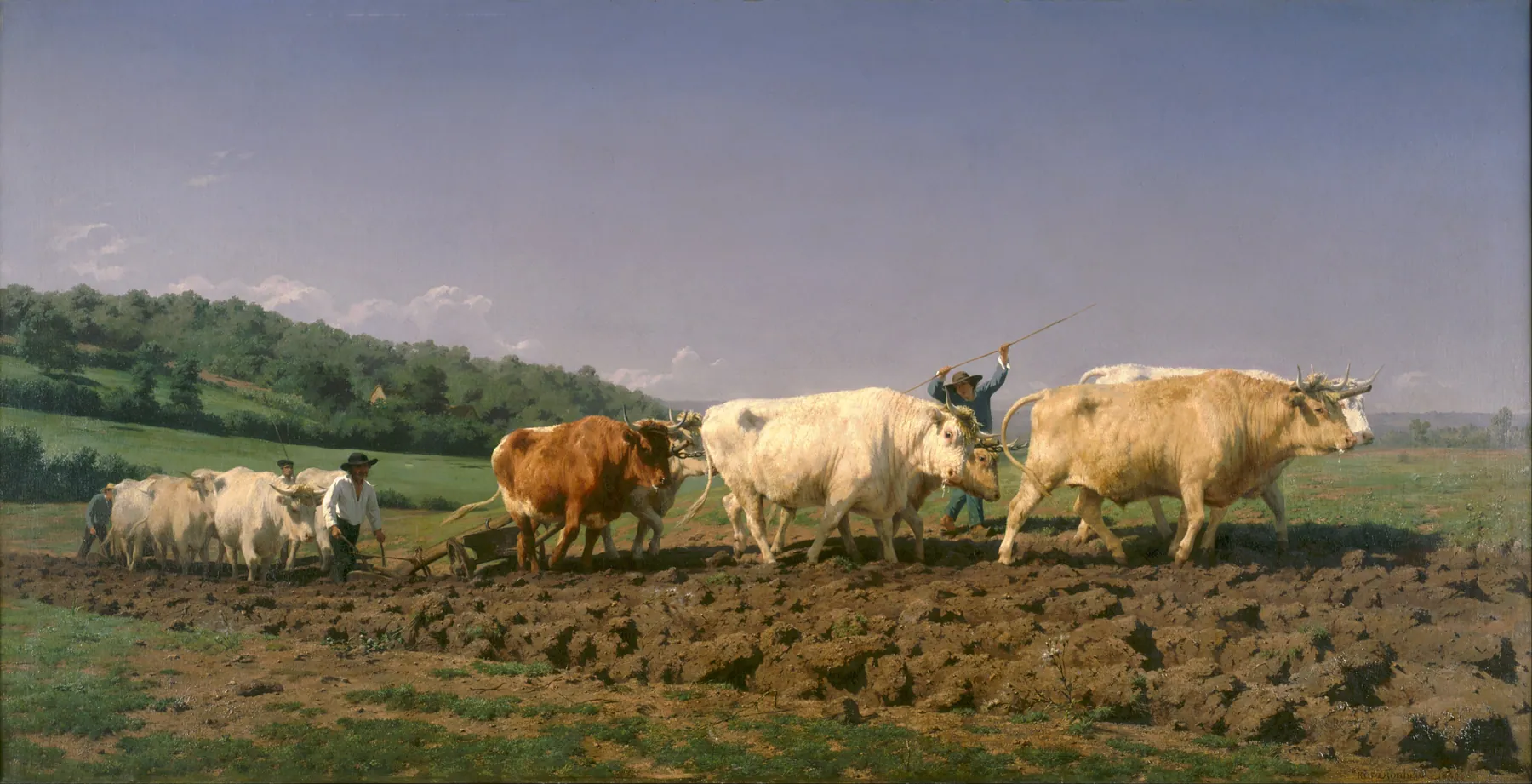 Arando en el Nivernais, de Rosa Bonheur