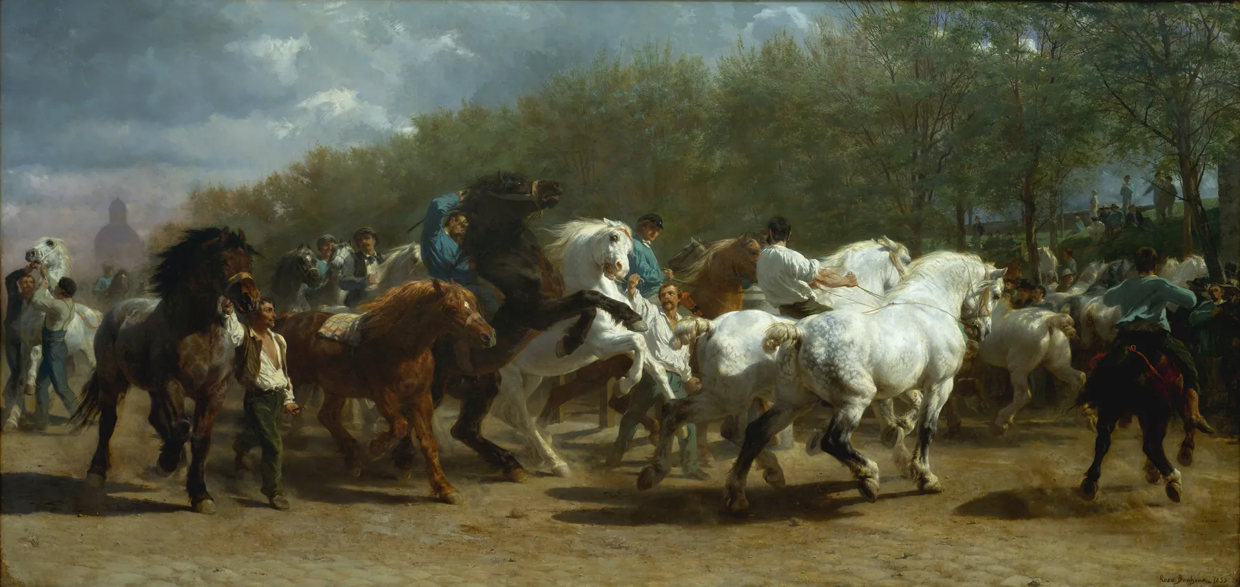 La feria de caballos, de Rosa Bonheur