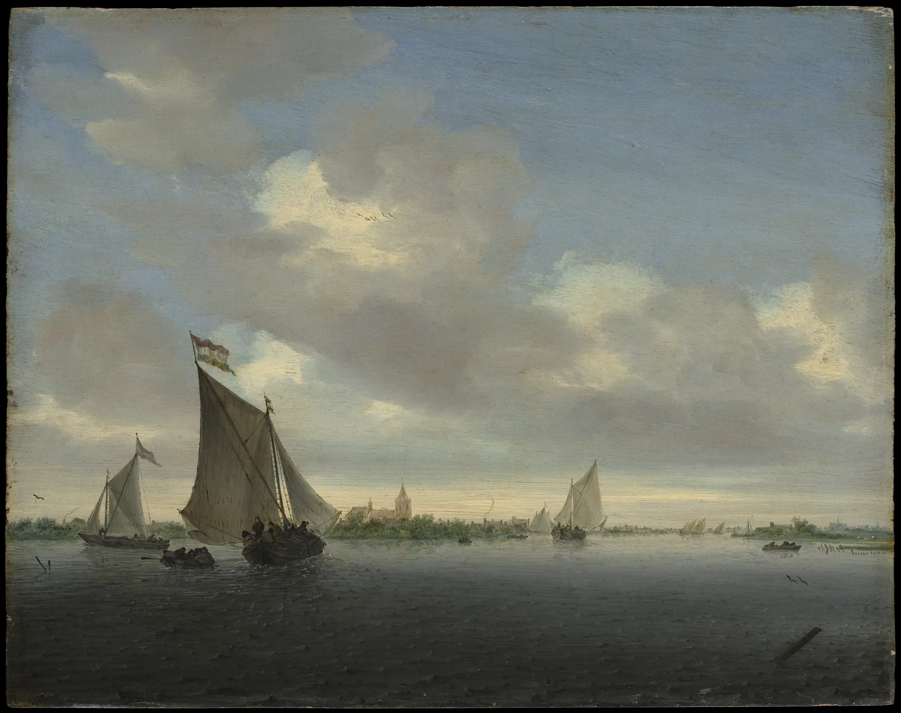 Marina, de Salomon van Ruysdael