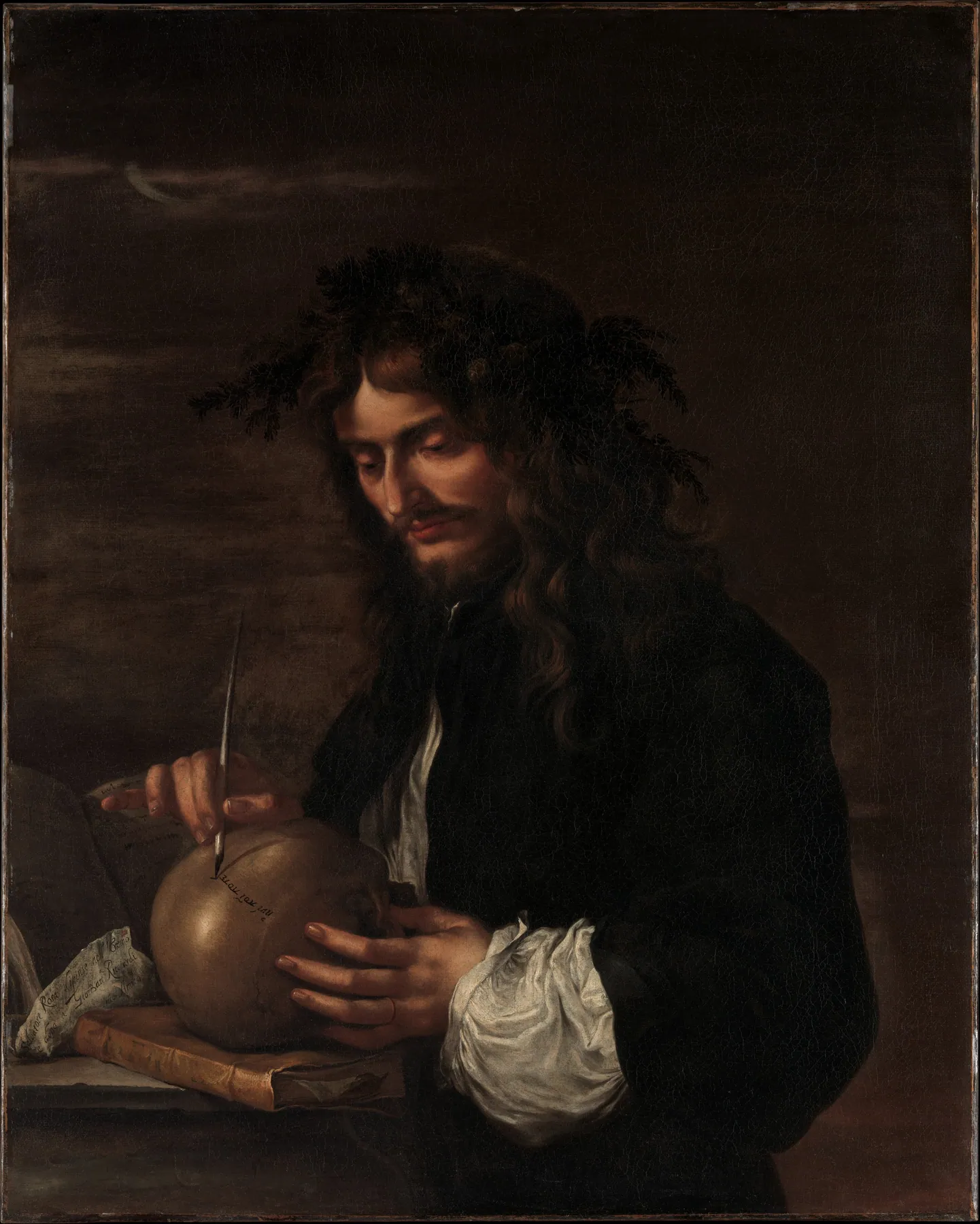 Autorretrato, de Salvator Rosa