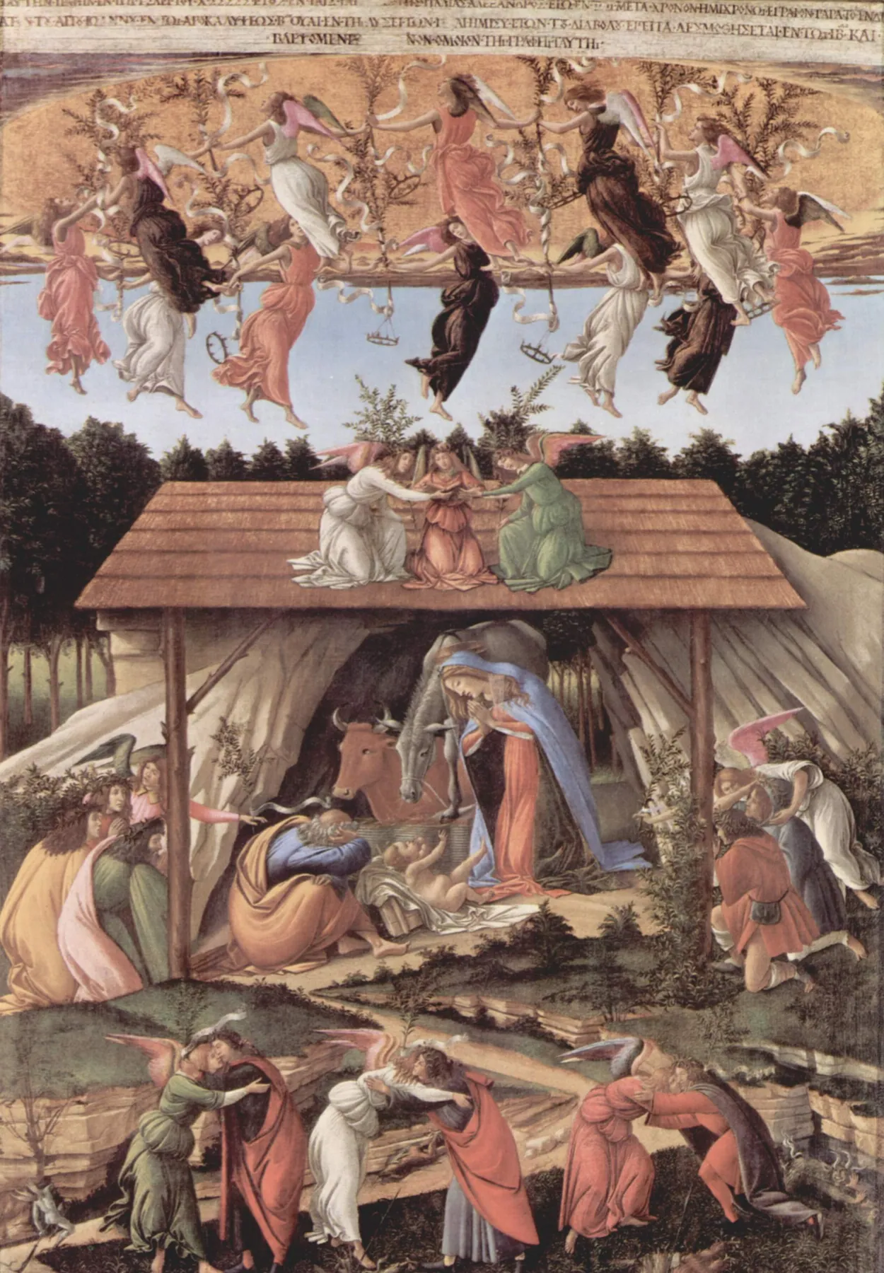 La adoración mística, de Sandro Botticelli