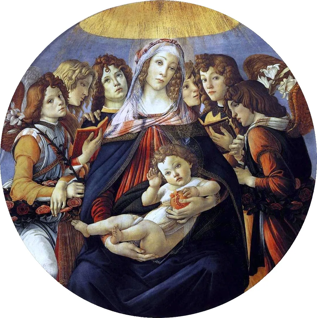La Virgen de la granada, de Sandro Botticelli