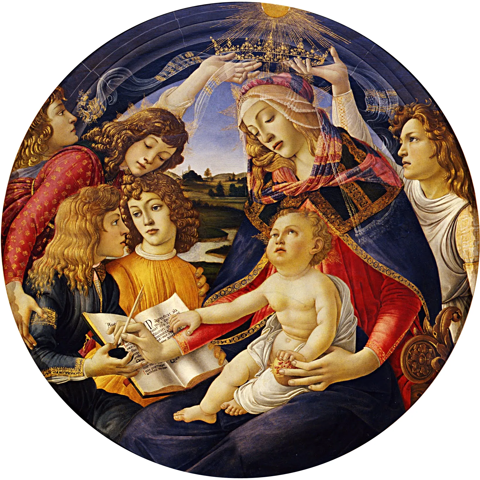 La Virgen del Magnificat, de Sandro Botticelli